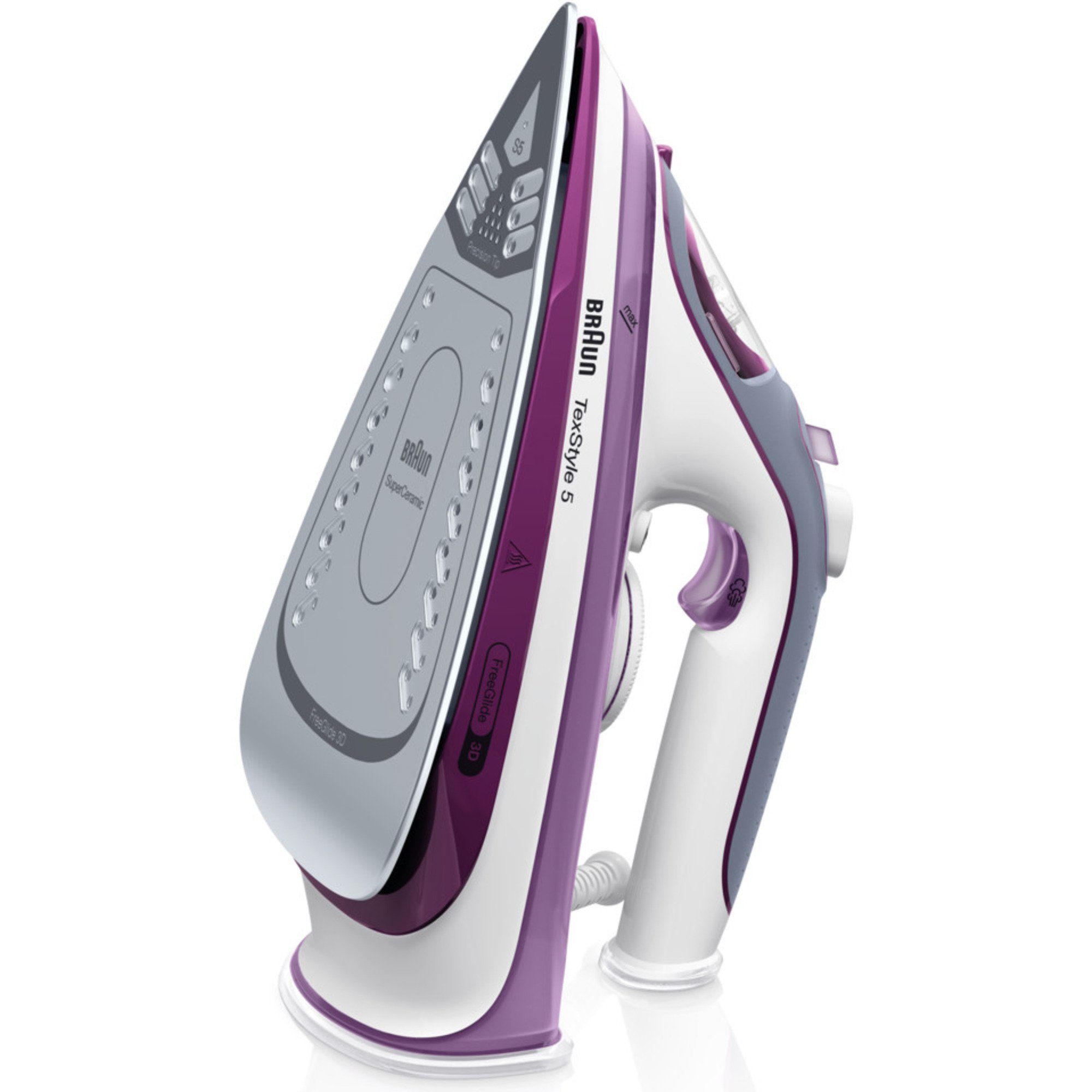Braun Dampfbügeleisen Braun TexStyle 5 SI 5037 VI, Dampfbügeleisen