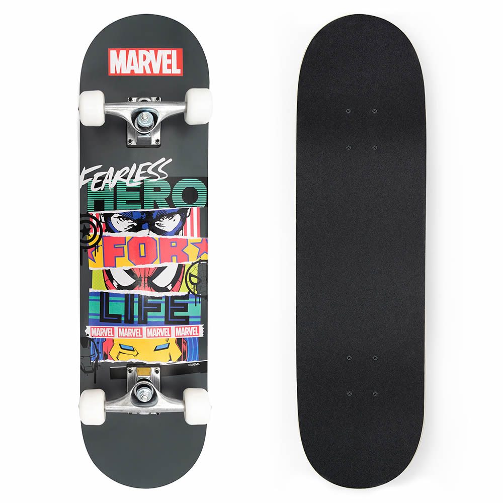Seven Polska Skateboard Holzboard Deck Kinder Funboard 79 cm, hochwertiges und strapazierfähiges 9 - lagiges Ahornholz