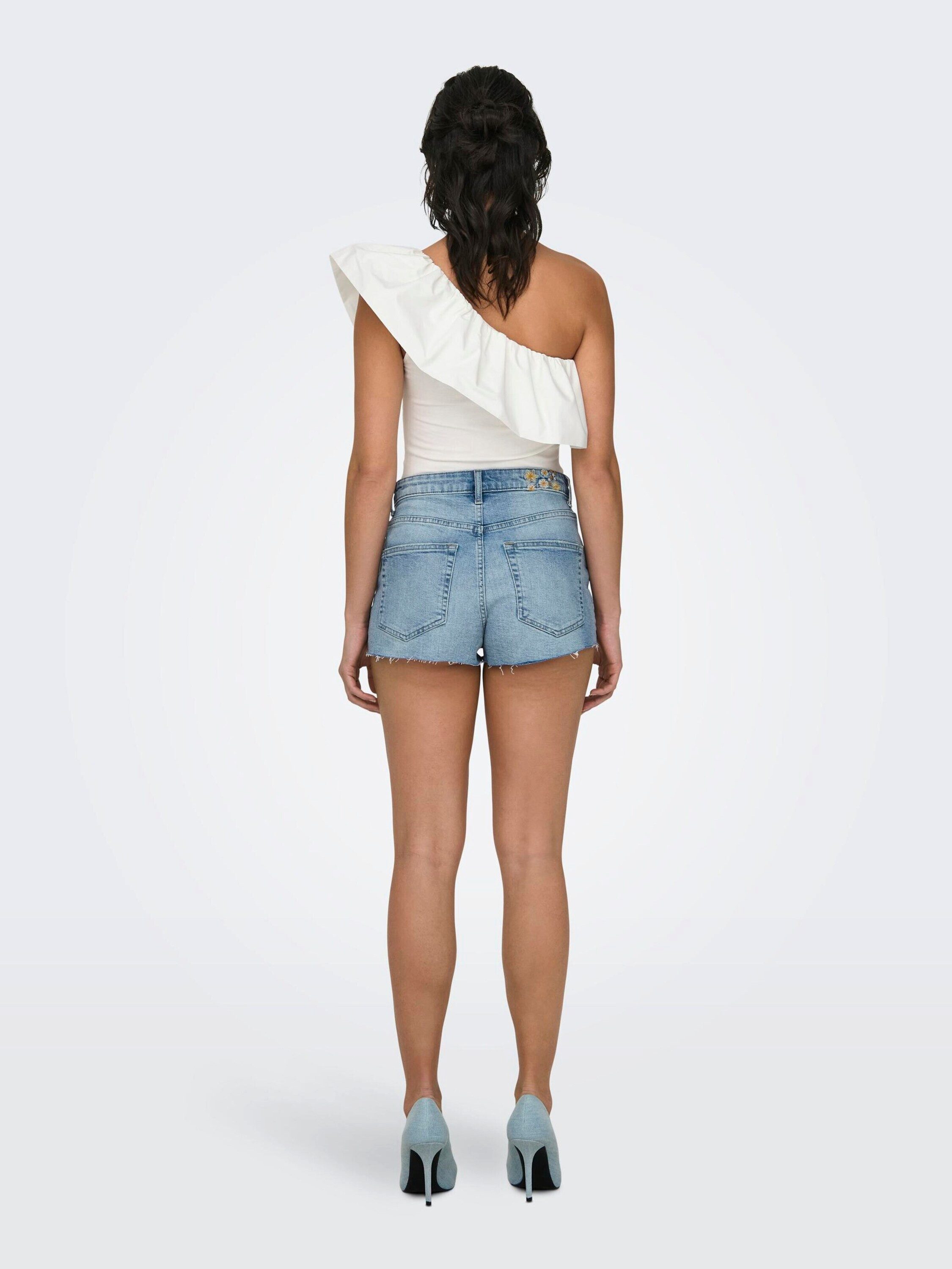 ONLY Jeansshorts MACY (1-tlg) Fransen günstig online kaufen
