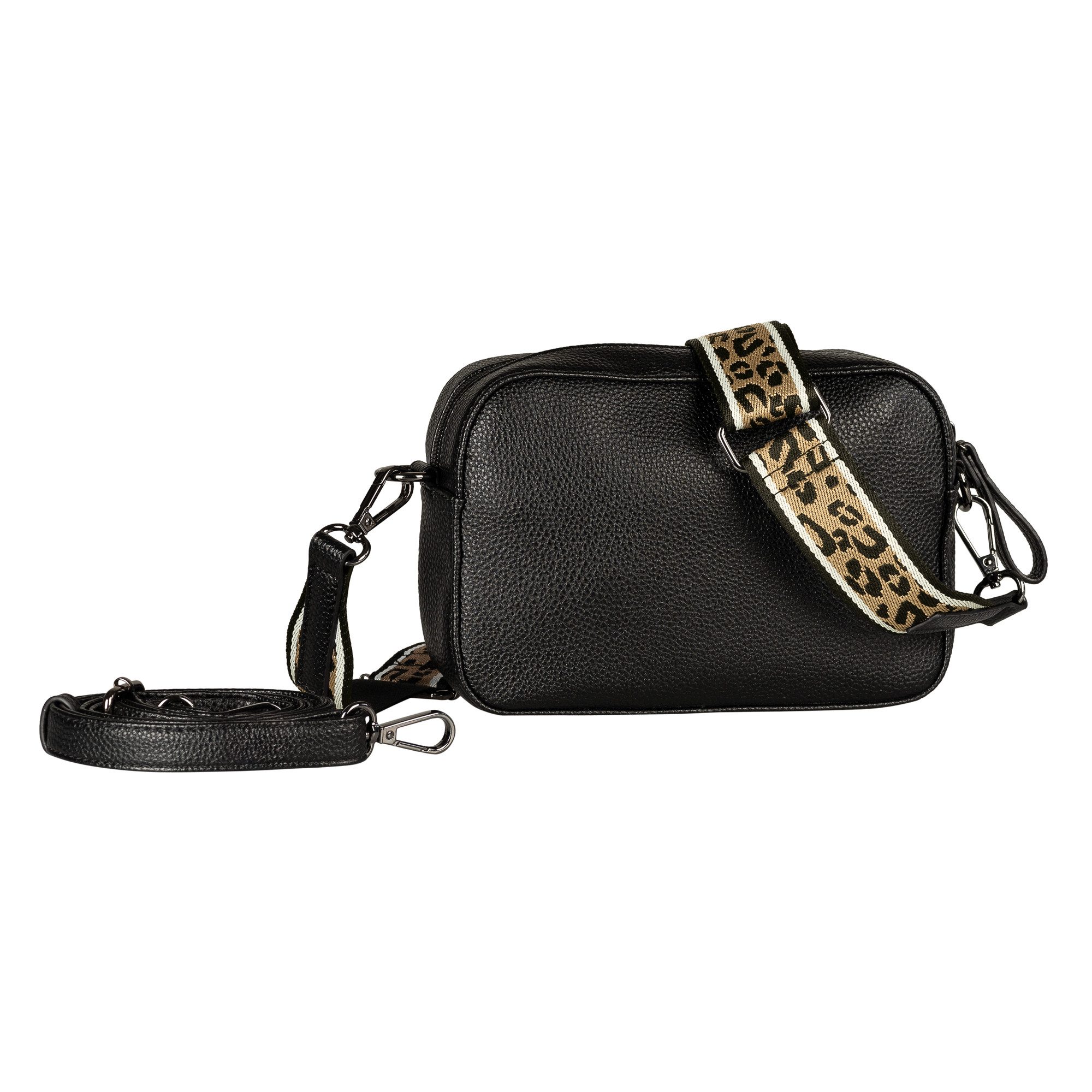 Gabor Handtasche Silena, hochwertig gewebte Gurtband und ein filigranes Logo