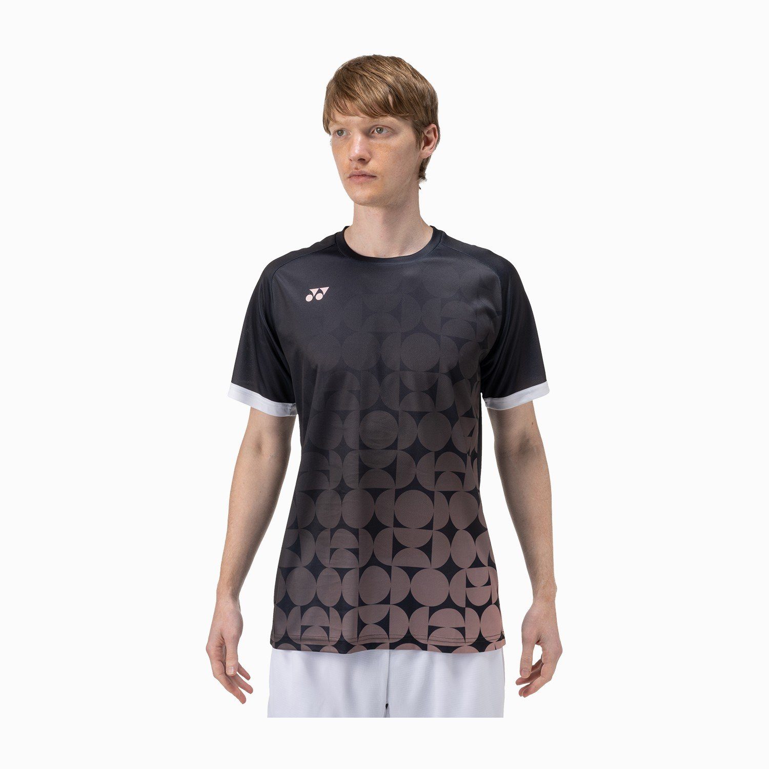 Yonex T-Shirt Practice Print 16746 (100% Polyester) 2025 schwarz Herren