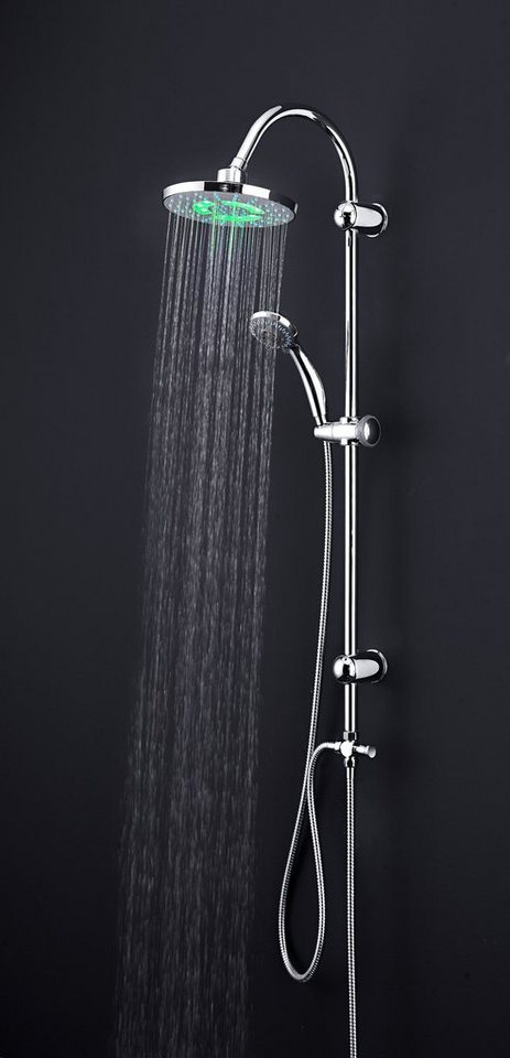 Duschsystem Regendusche Set Handbrause Duscharmatur Duschkopf Mit Seifenablage 