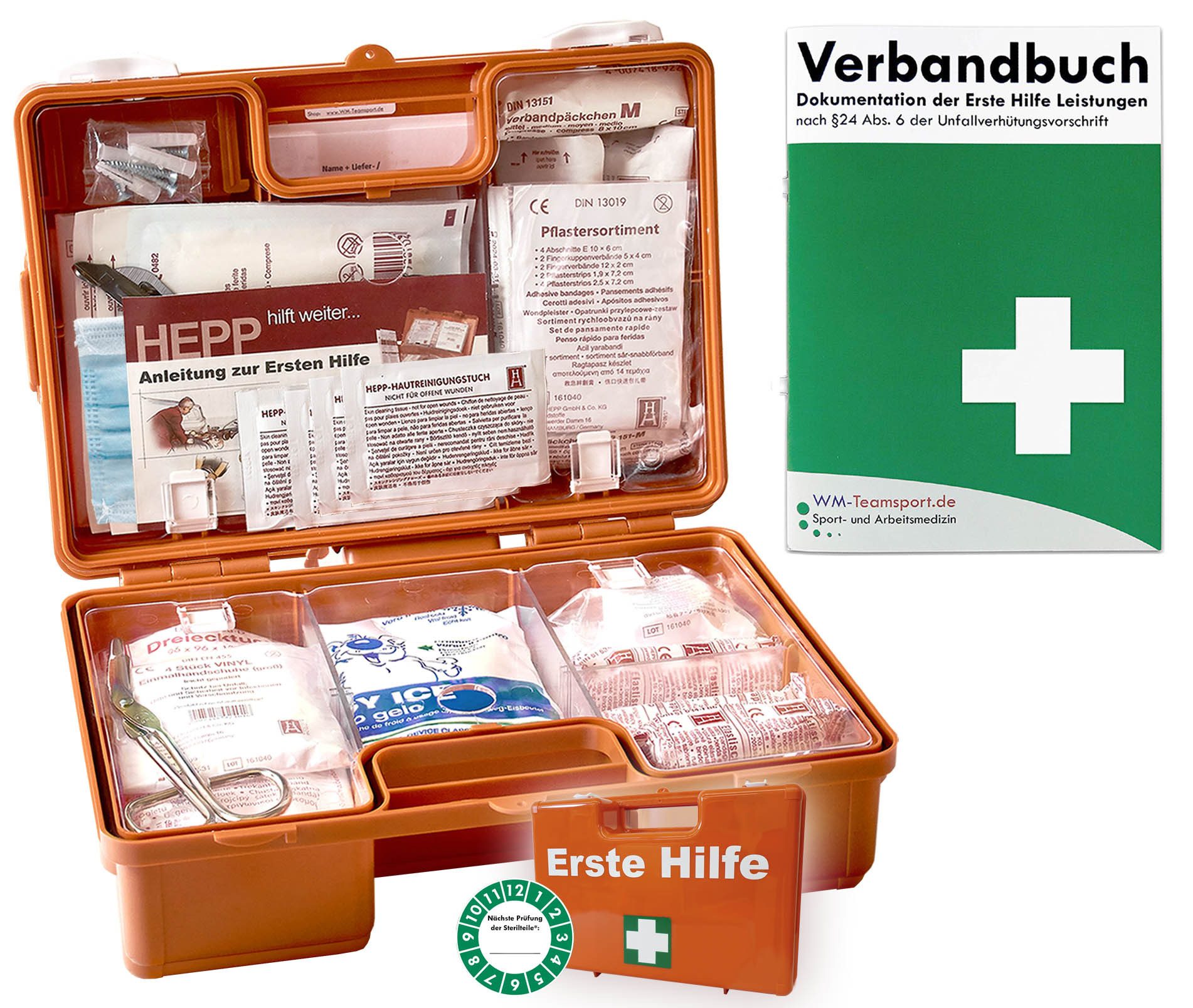 WM-Teamsport Erste-Hilfe-Koffer Erste-Hilfe-Koffer BG (Betriebe)ARR nach aktueller DIN 13157