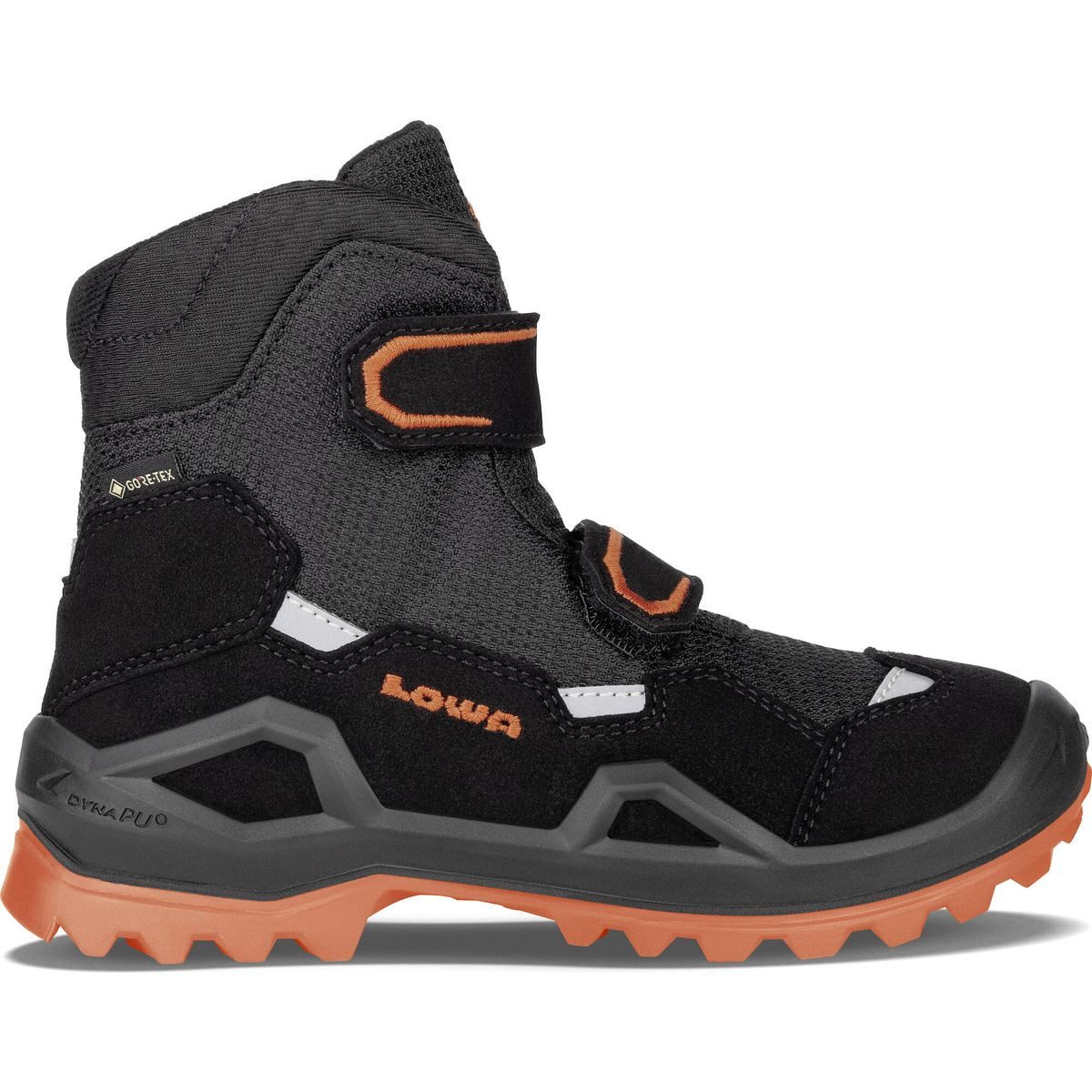 Lowa Milo EVO GTX Mid JR Winterstiefel Hochfunktionaler Winterschuh für Kinder mit wasserdichter GORE-TEX