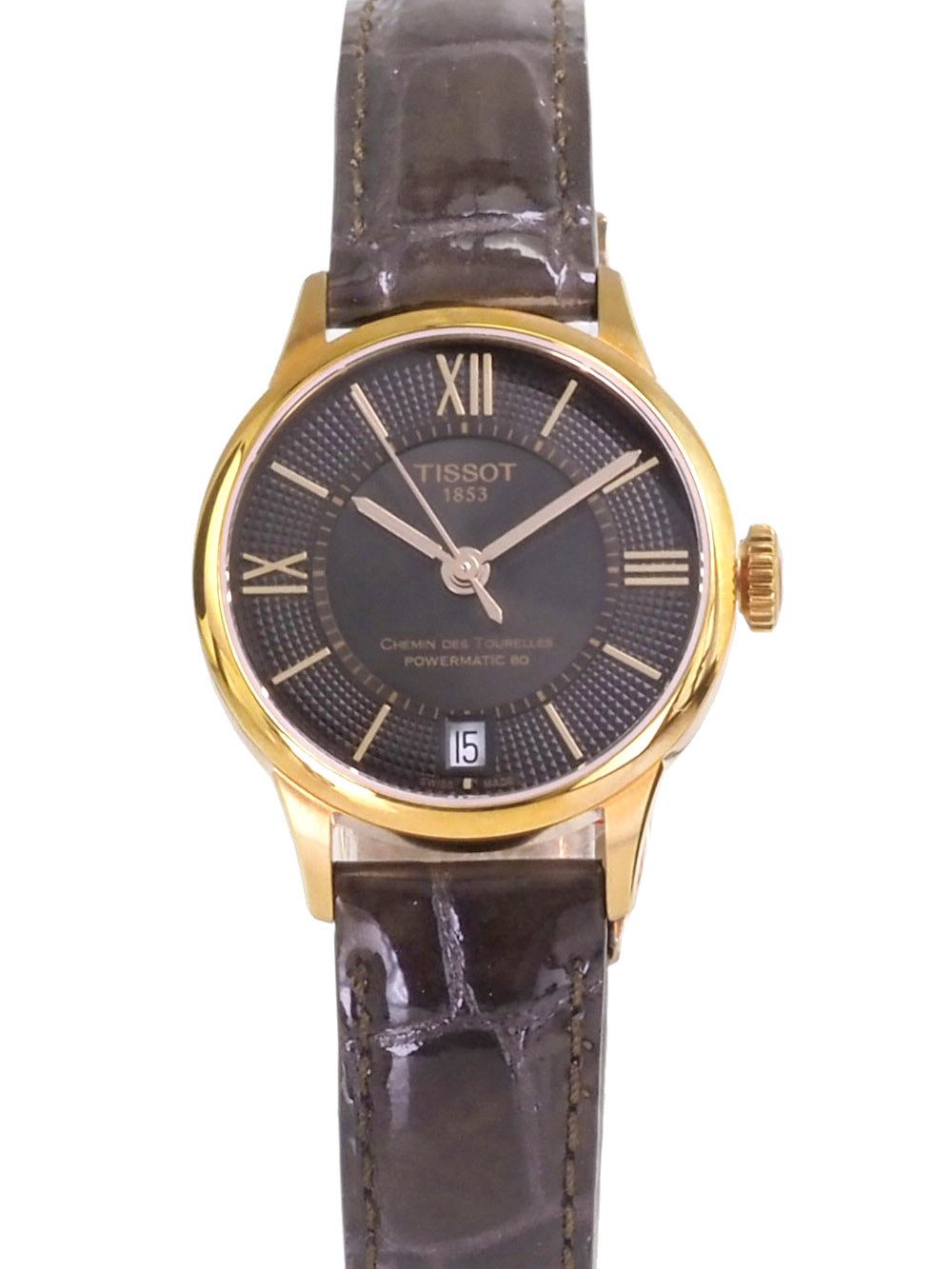 Tissot Automatikuhr schweizer Damen Uhr 32 mm Ø T0992073644800 Chemin Des Tourelles, Saphirglas, Glasboden, Schweizer Automatik Kaliber