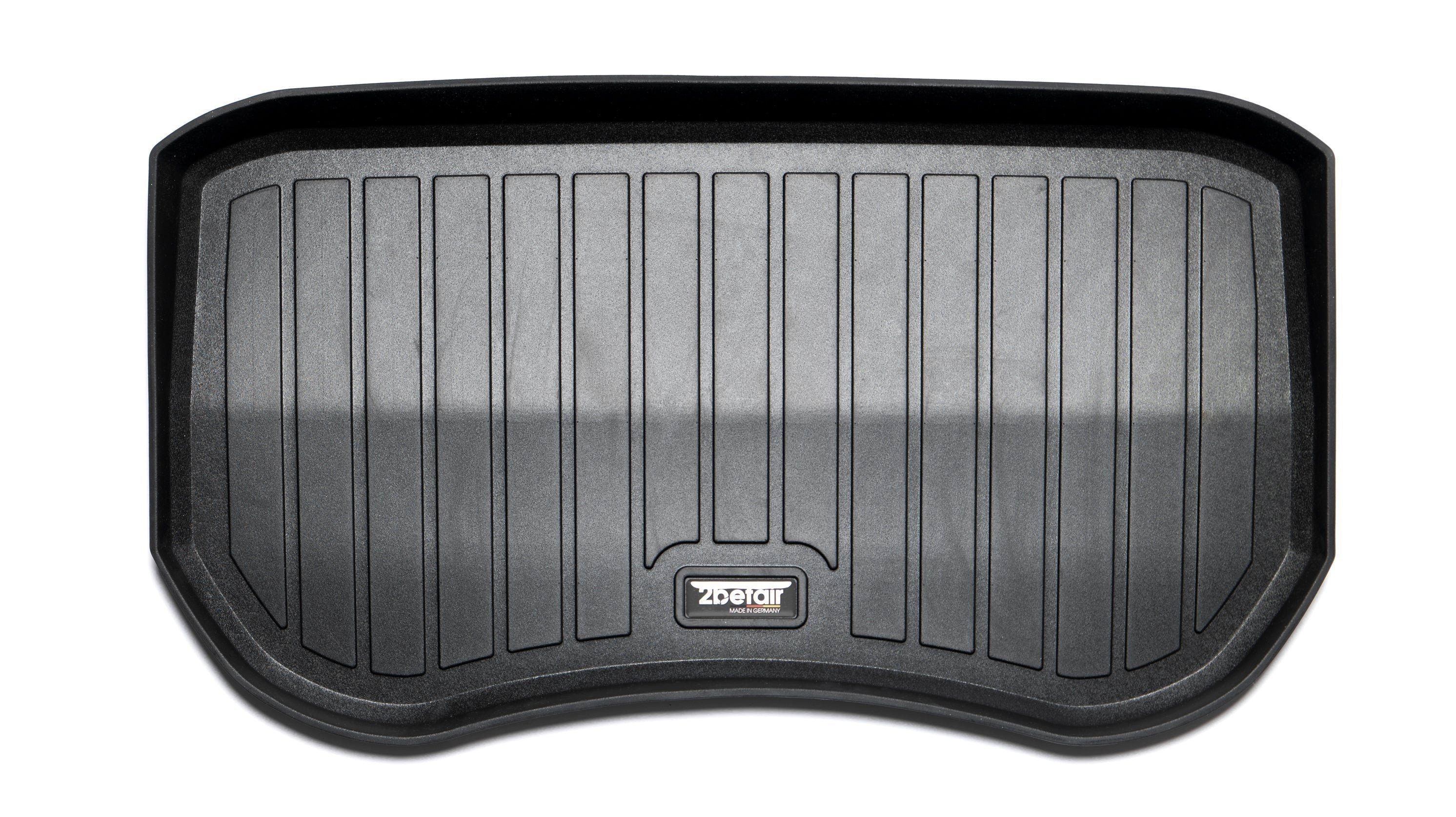 Gummimatten Kofferraum (hinten Auto-Fußmatte 2befair für Set vorne) und für, Tesla