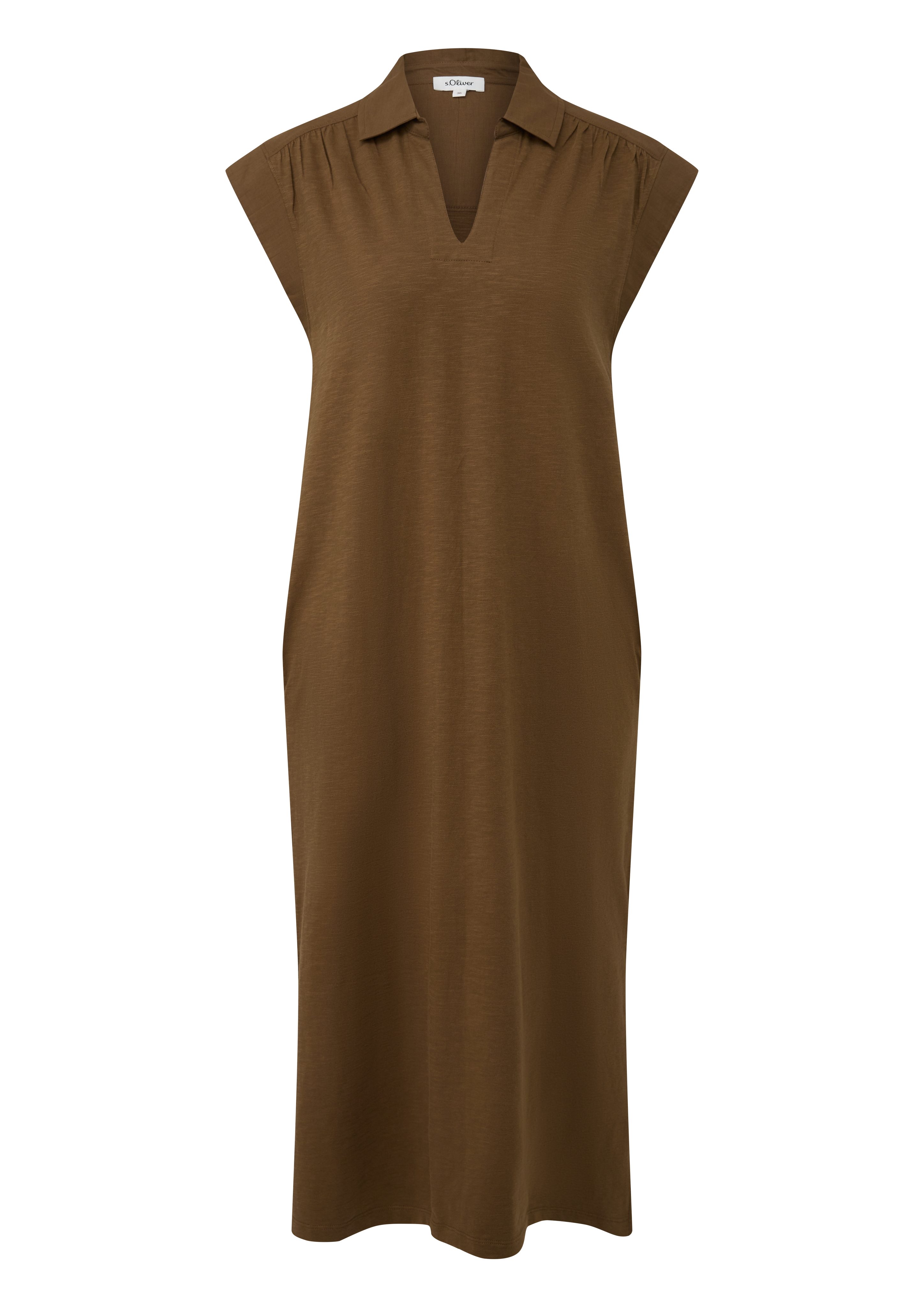 s.Oliver Tunikakleid Sommerkleid mit V-Ausschnitt – Bild 5 von 5