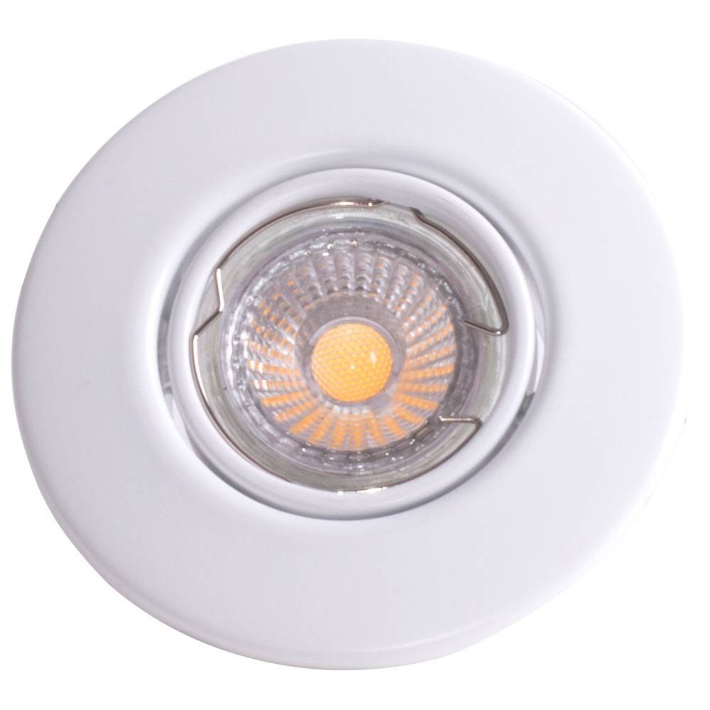 Warmweiß, LED Deckenleuchte inklusive, LED Einbauspot etc-shop Leuchtmittel rund Einbaustrahler Deckenlampe Einbaustrahler,