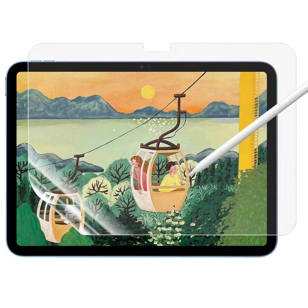 Accezz Displayschutzfolie Accezz Paper Feel Screen Protector Apple iPad 11 (2025) 11 Zoll A16, 1 Stück
