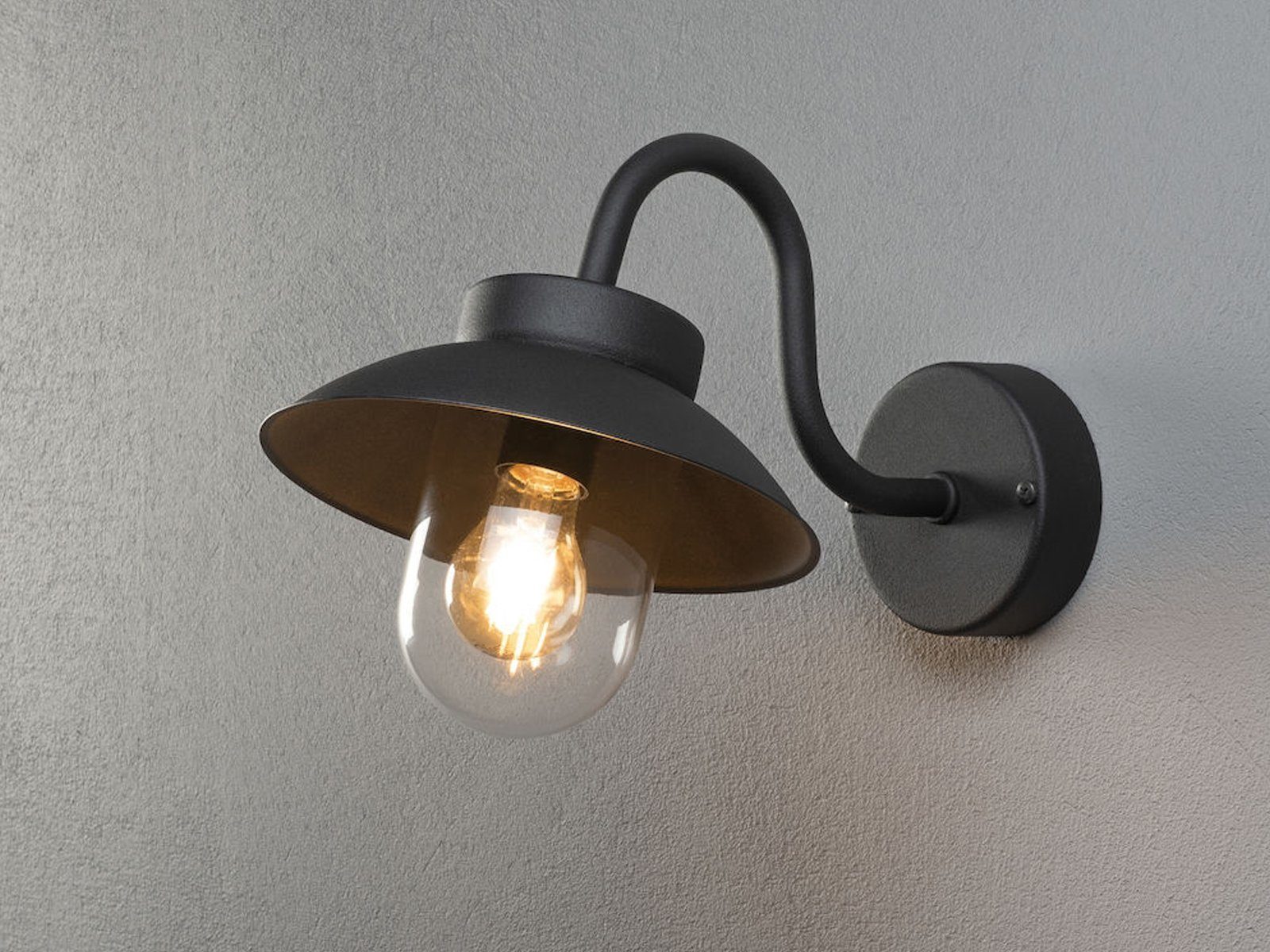 KONSTSMIDE LED Außen-Wandleuchte, Dimmfunktion, LED wechselbar, günstig online kaufen