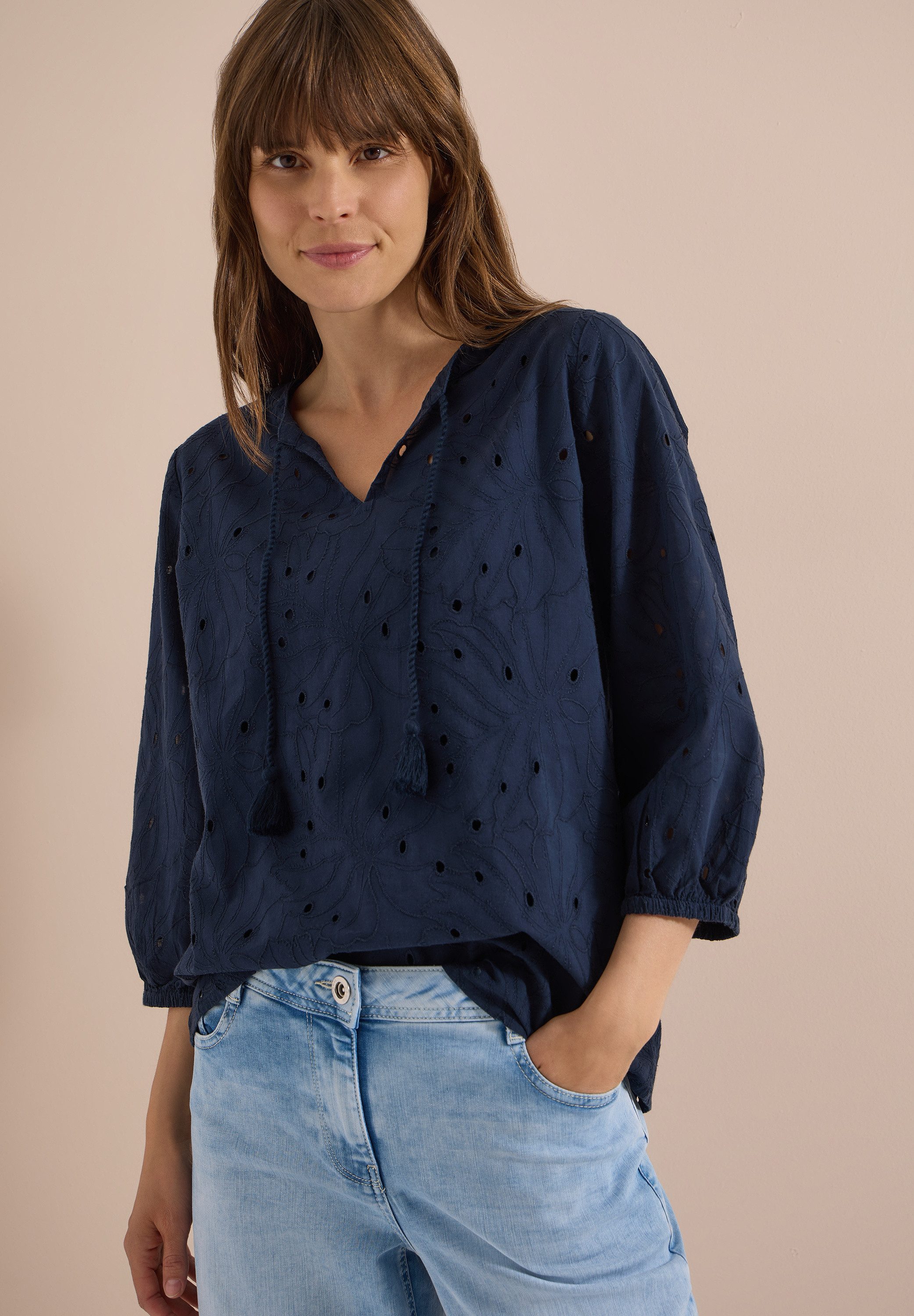 CECIL Shirtbluse mit 3/4 Ärmeln
