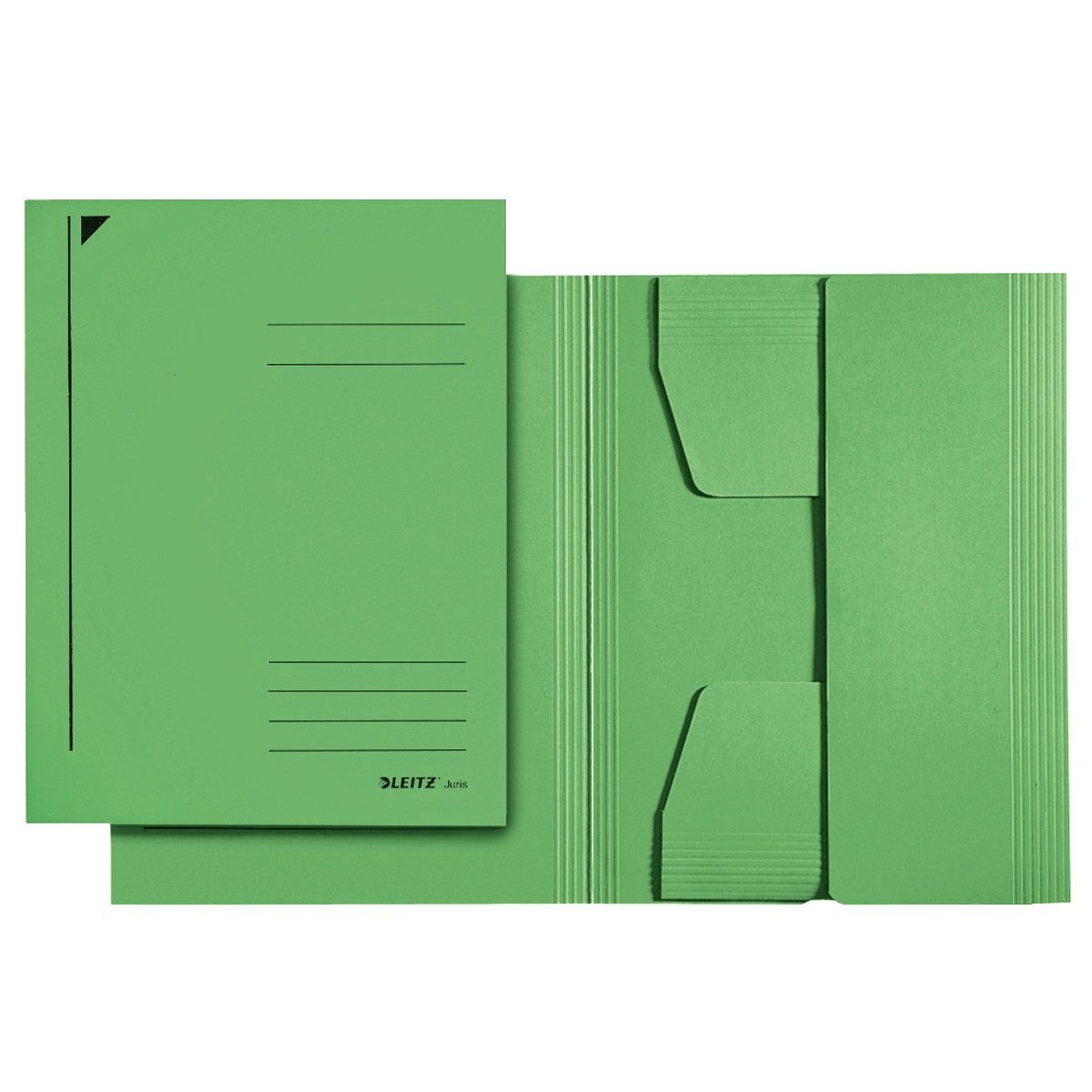 LEITZ Schreibmappe LEITZ Jurismappe 3923 grün DIN A3 Karton