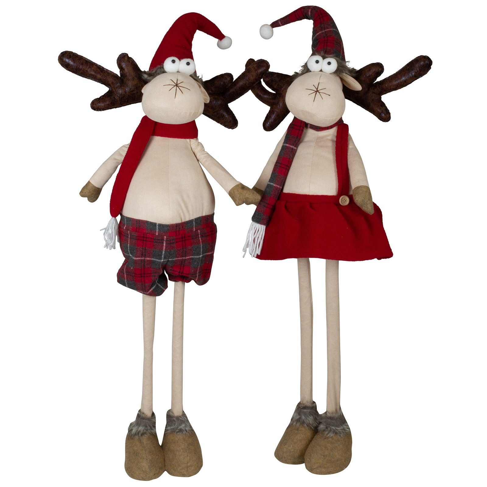 Weihnachtsfigur XXL Elch 52-92 cm (70-110 cm)