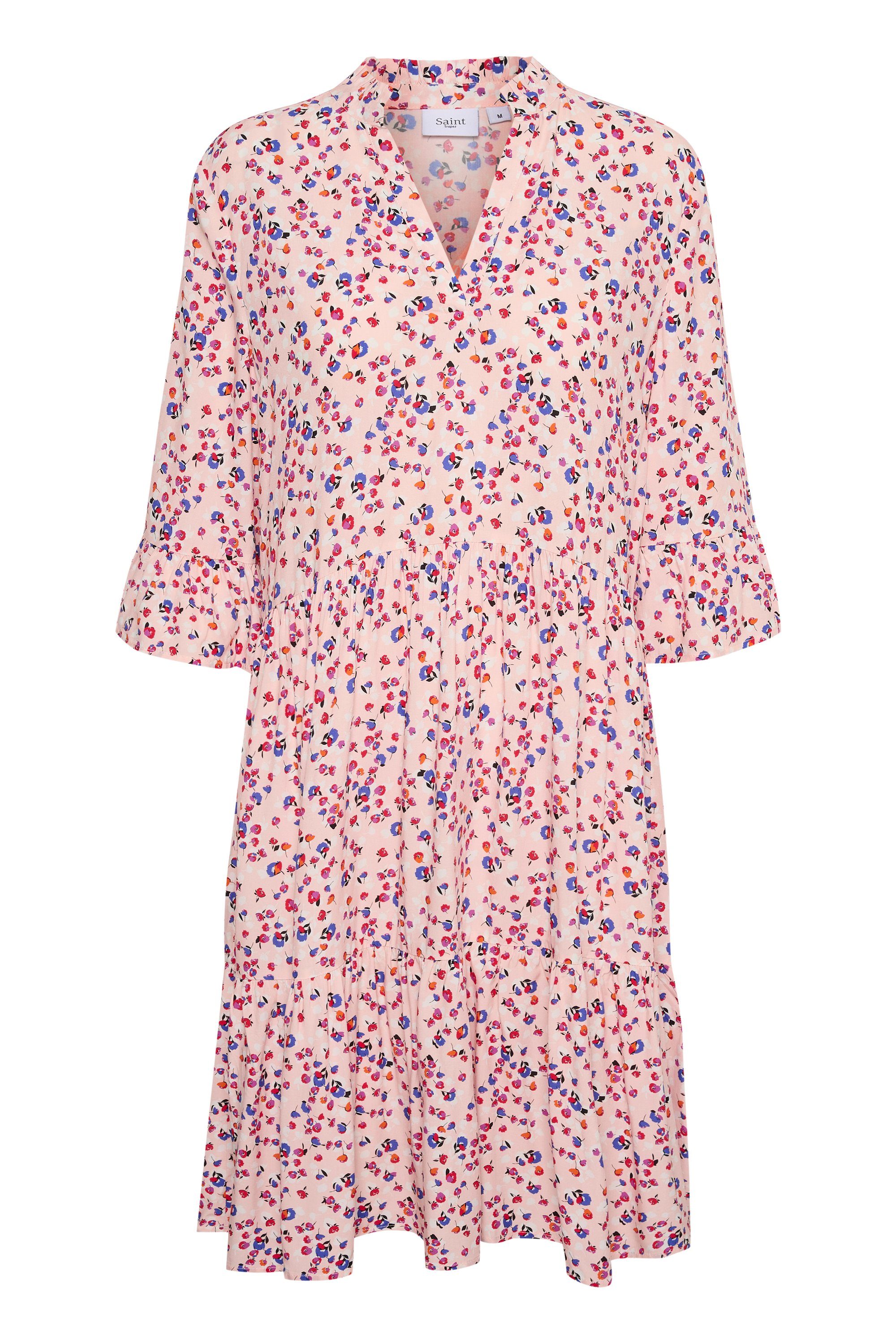 Saint Tropez Jerseykleid Fleurs Pink EdaSZ Chute Dress