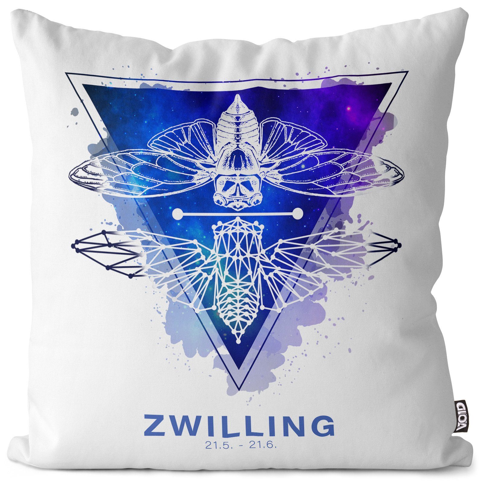 VOID Kissenbezug, (1 Stück), Sternzeichen Sterne Horoskop Zwilling Sternzei günstig online kaufen