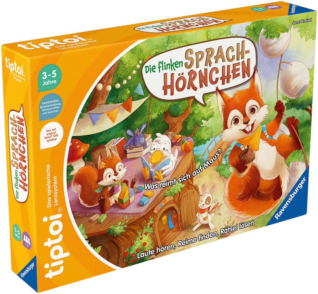 Ravensburger Spiel tiptoi® Die flinken Sprach-Hörnchen – Bild 4 von 4