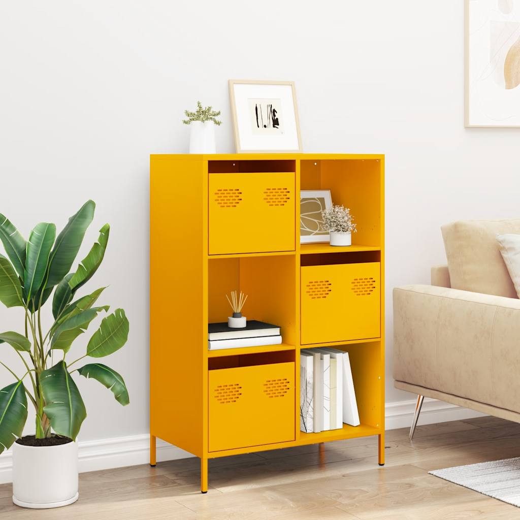 vidaXL Highboard Highboard Senfgelb 68x39x103,5 cm günstig online kaufen