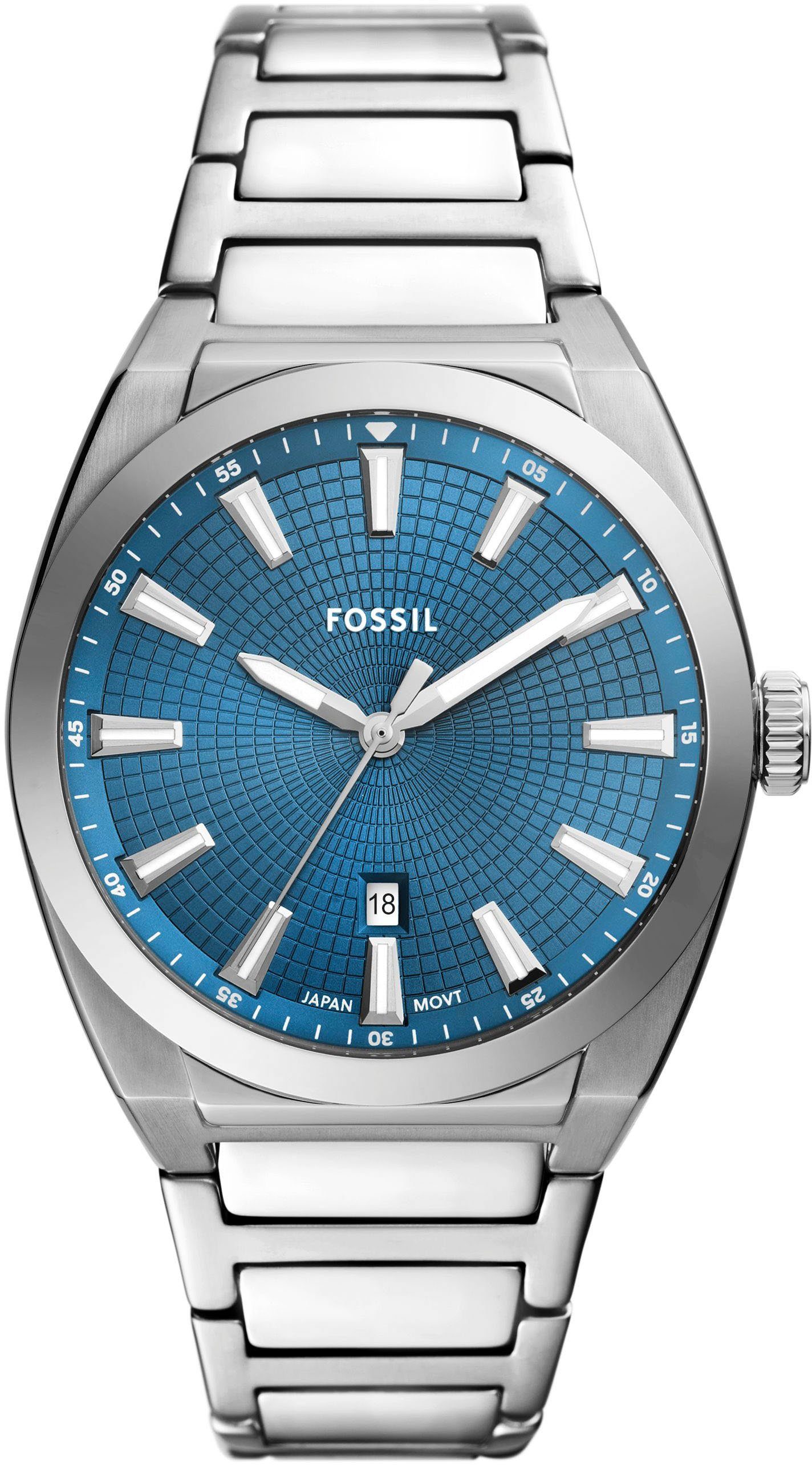 Fossil Quarzuhr EVERETT FS6054, Armbanduhr, Herrenuhr, günstig online kaufen
