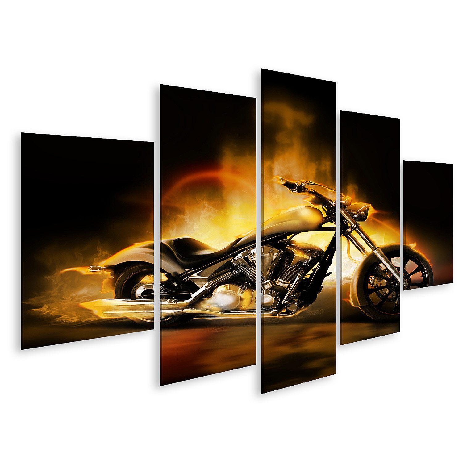 Leinwandbild Motorrad Bilder