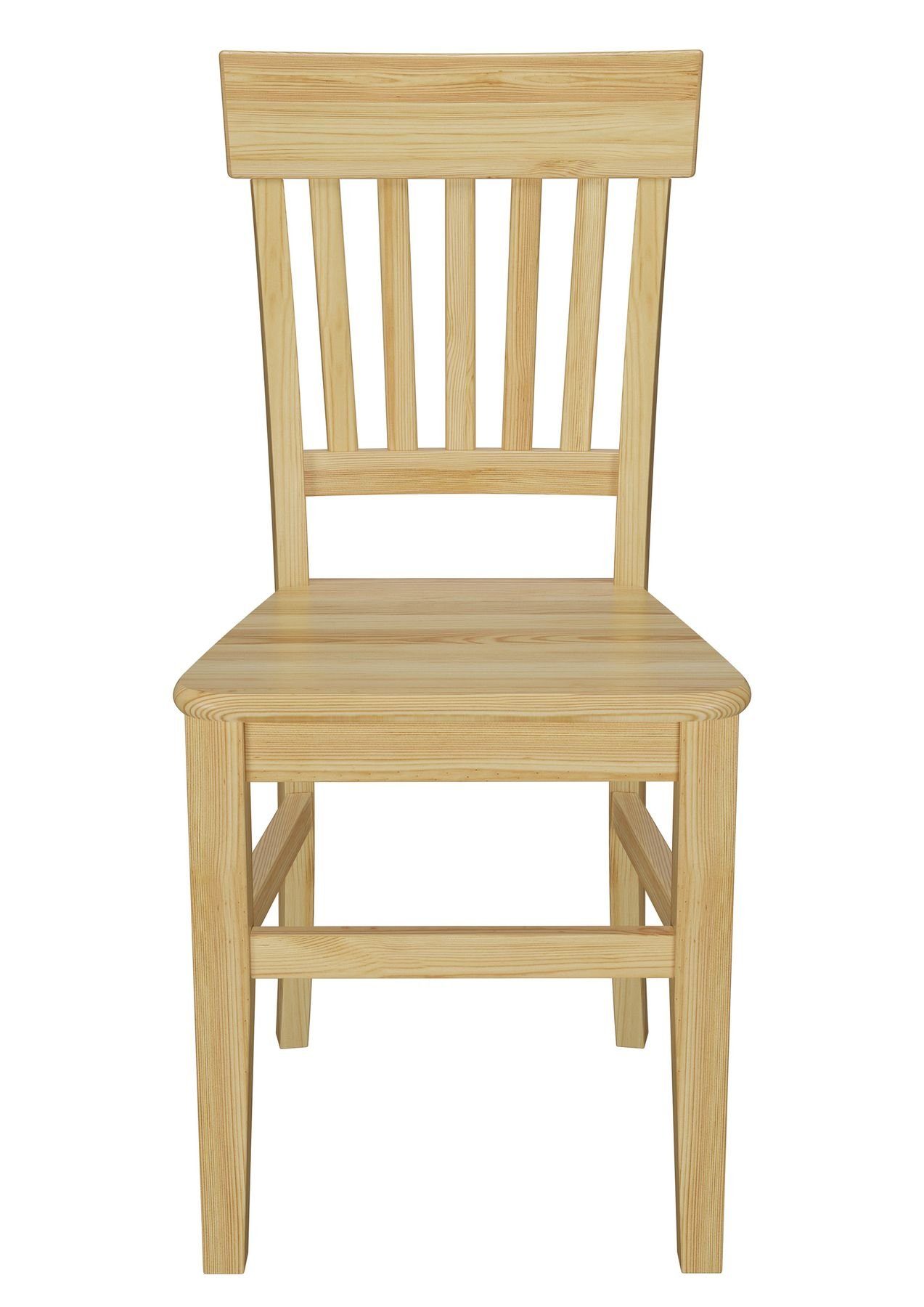 ERST-HOLZ Esszimmerstuhl Klassischer Holzstuhl Küchenstuhl Doppelpack oder Einzelstuhl – Bild 4 von 5