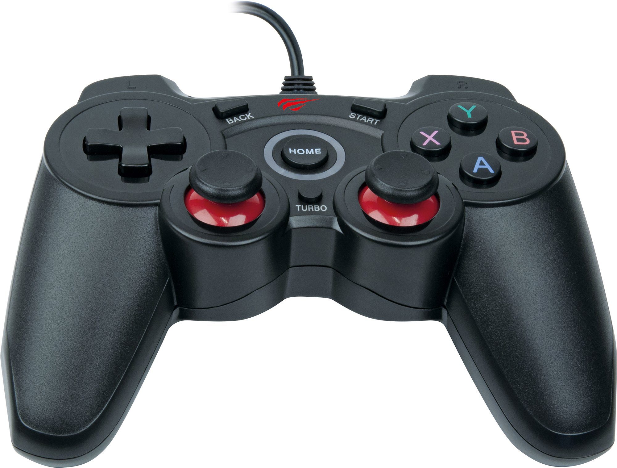 Schwaiger GPC18 Gaming-Controller (Controller für PC, Playstation3 und Android-Plattformen, 1 St., Vibrationsfunktion, hochpräzise 360° Rundum-Joysticks)