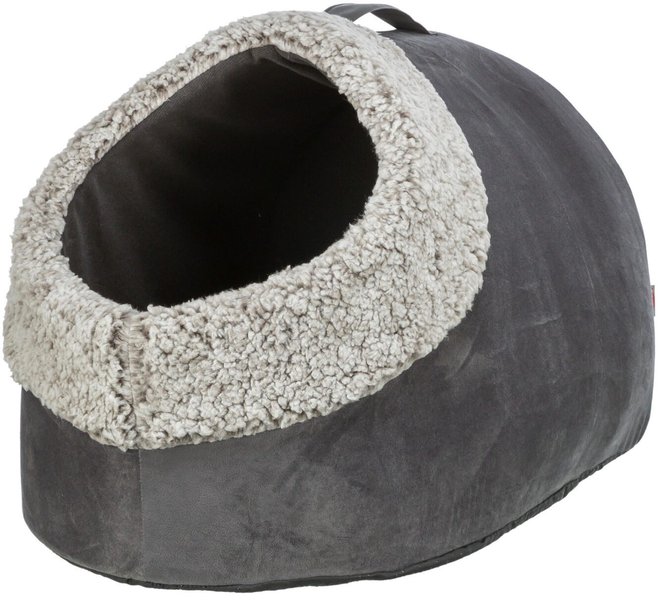 TRIXIE Schlafhöhle Höhle Calida mit wärmereflektierender Einlage - grau/weiß-schwarz - 50