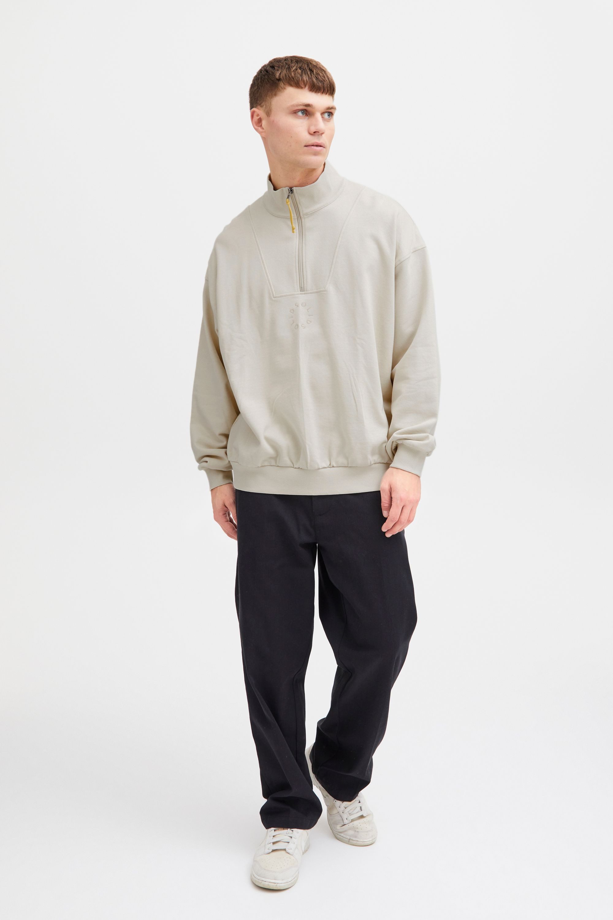 !Solid Sweatshirt SDIlham cooler Troyer mit günstig online kaufen
