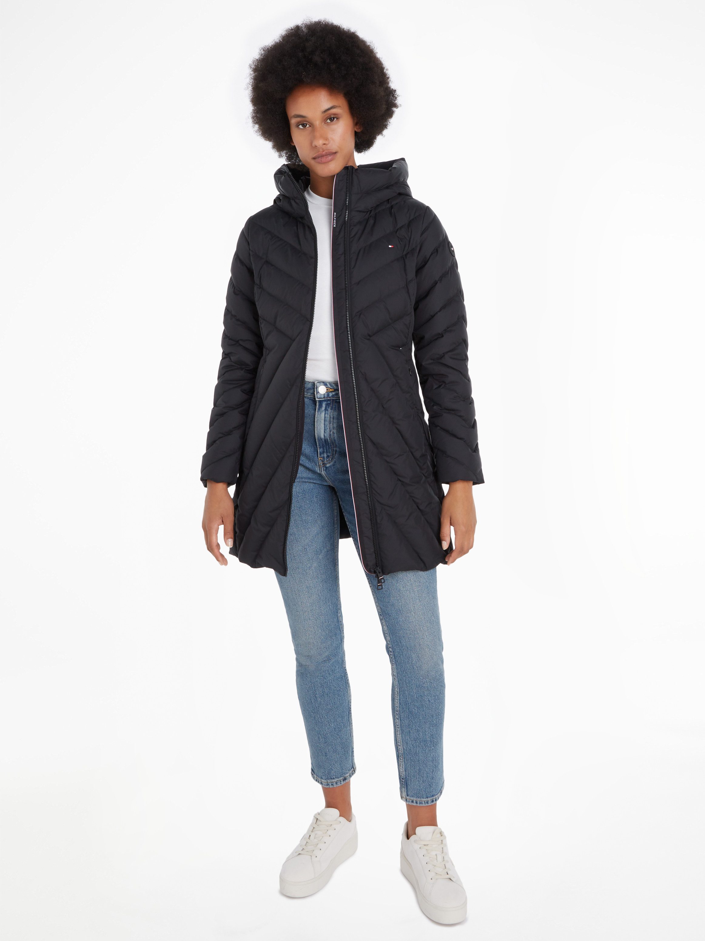 Tommy Hilfiger Steppmantel CHEVRON MW PADDED günstig online kaufen