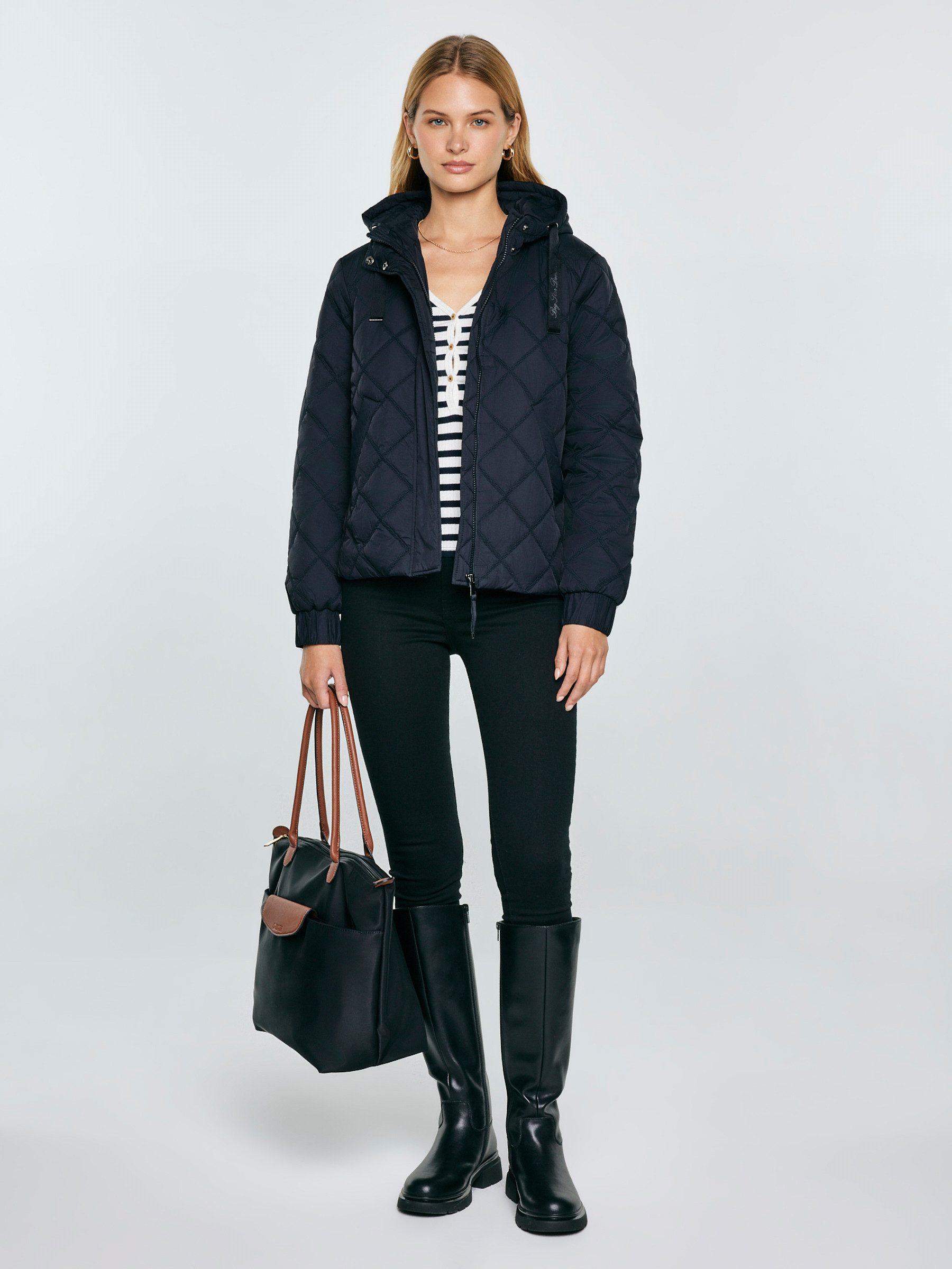 BIG STAR Outdoorjacke WYNTERINA MIT KAPUZE