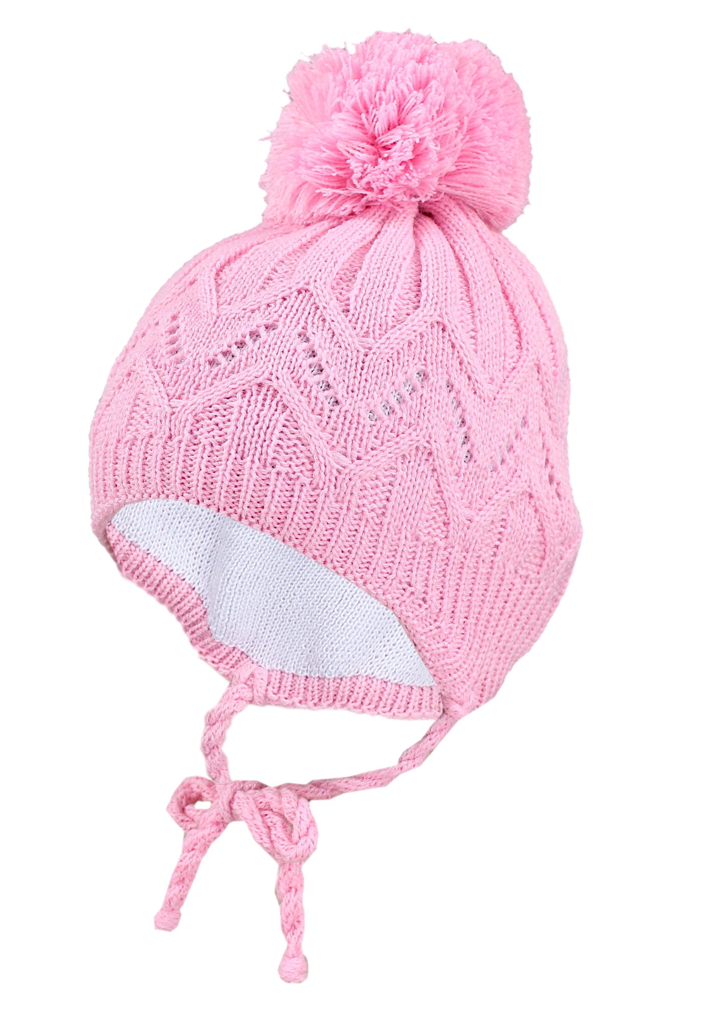TupTam Bommelmütze »TupTam Baby Mädchen Winter Mütze zum Binden Strickmütze  Bommelmütze« online kaufen | OTTO