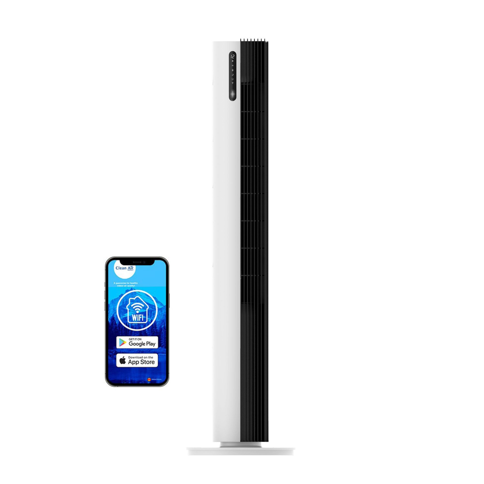 Clean Air Optima Standventilator Luxus Turmventilator CA-407W Smart, Äußers günstig online kaufen