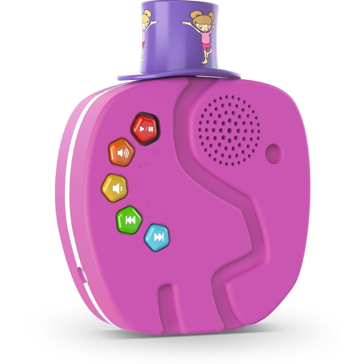 pink Kinder über streamen) TechniSat TECHNIFANT Bluetooth-Lautsprecher Nachtlicht Audio für (Bluetooth, Audioinhalte Player und Bluetooth