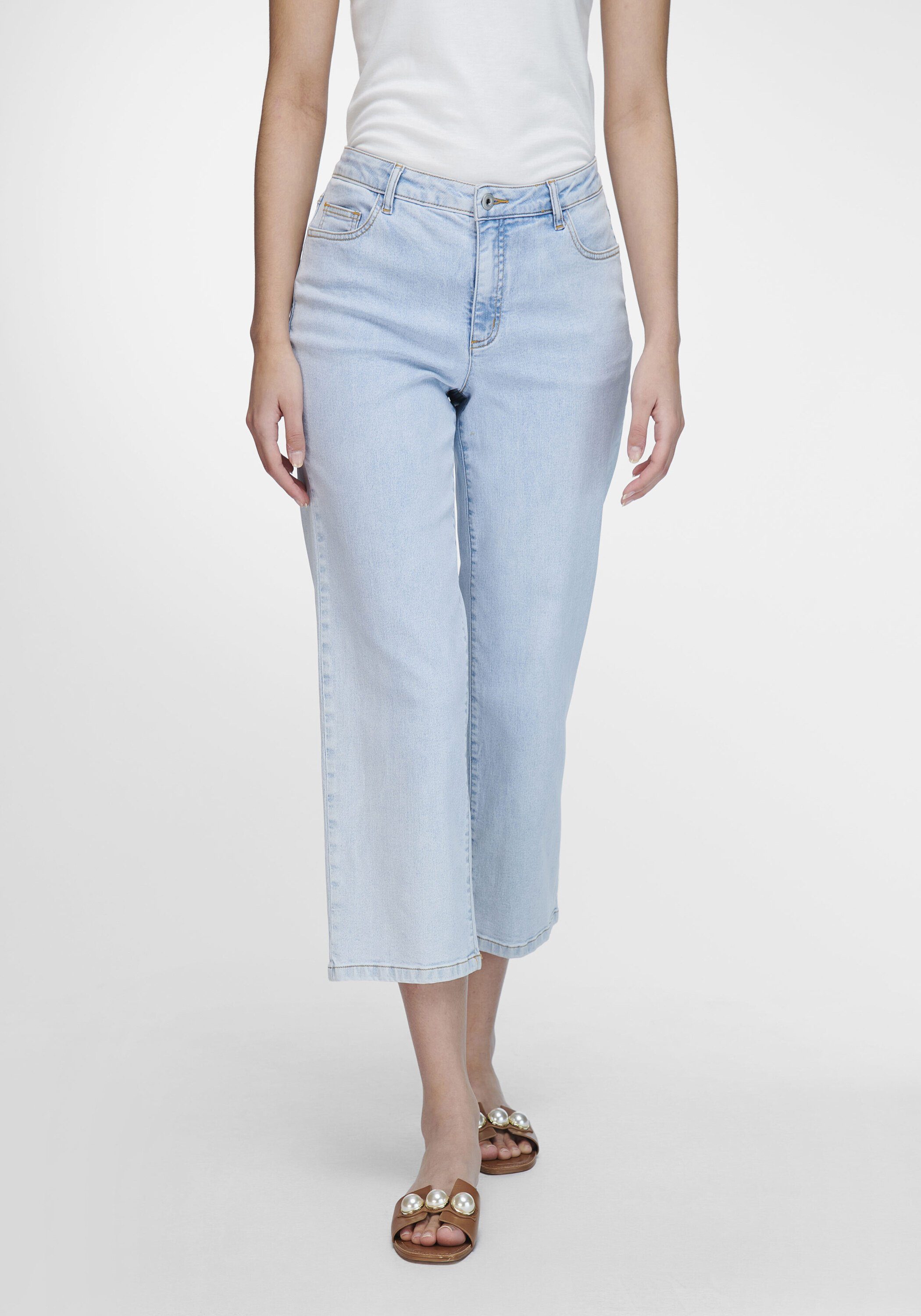 Lay cotton Slim-fit-Jeans Emilia