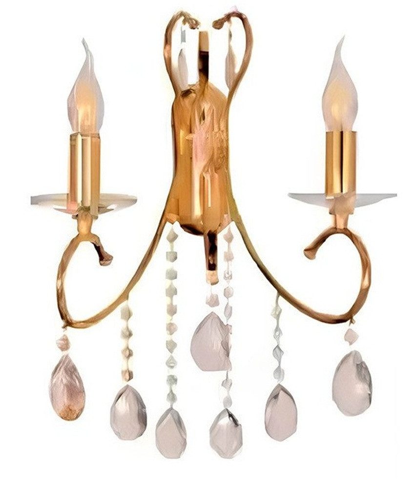 Xlmoebel Wandleuchte Elegante goldene Wandlampe im luxuriösen Design, Keine Funktionen, Hergestellt in Europa
