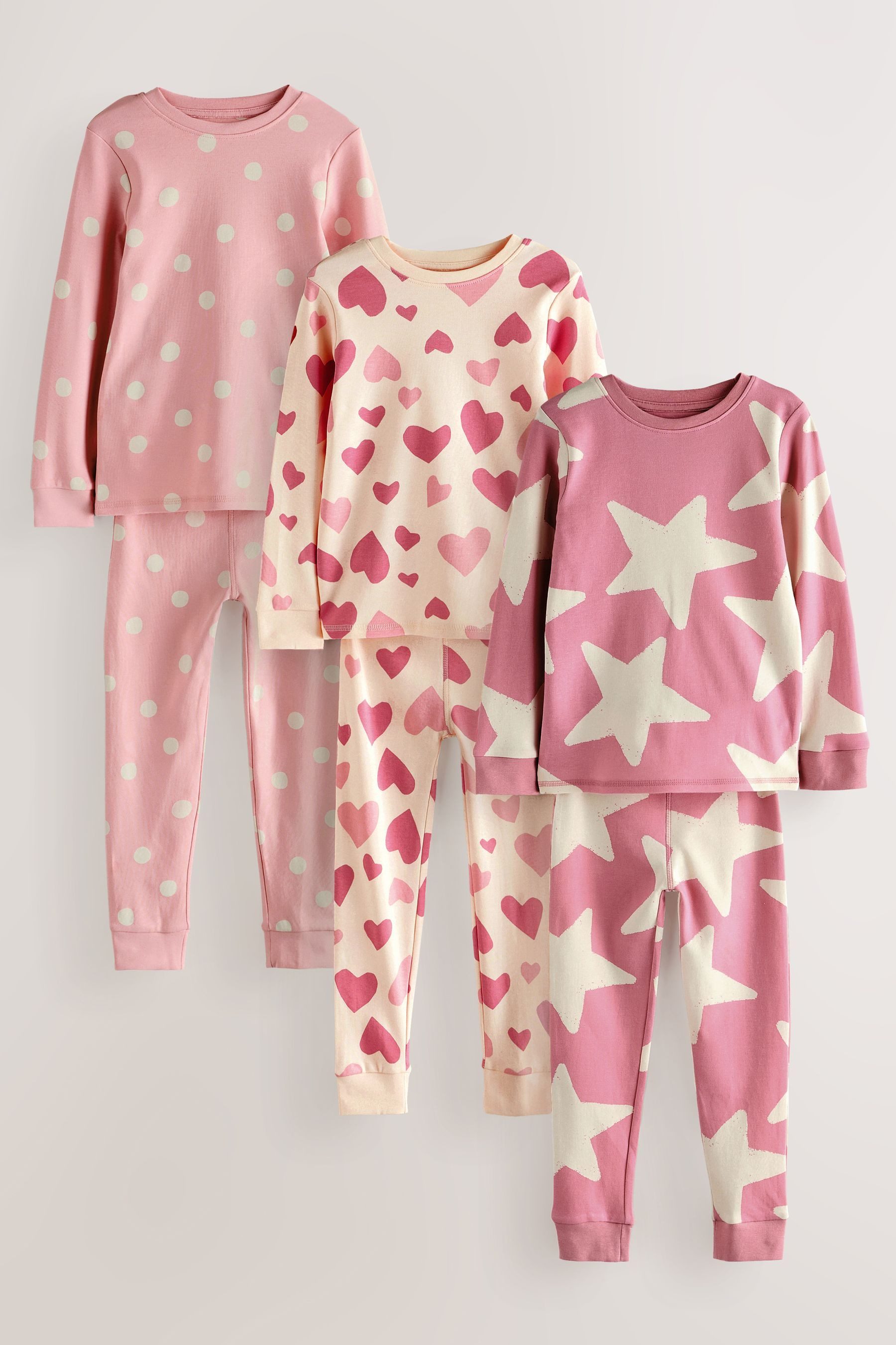 Next Pyjama Snuggle Schlafanzug im 3er-Pack, günstig online kaufen