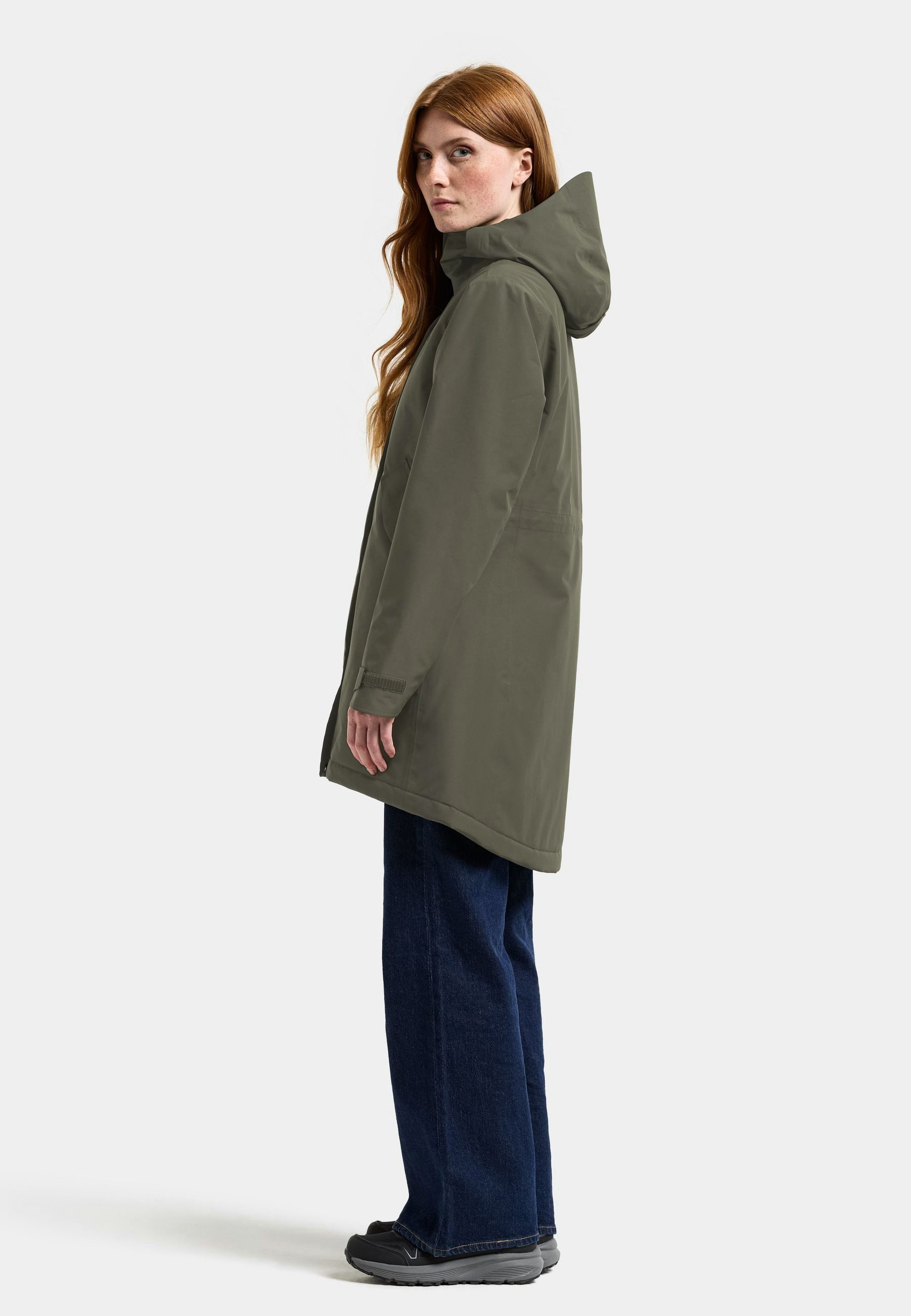 Didriksons Winterjacke Damen Wintermantel Winterparka Wasserdicht KATE mit Kapuze mit Taschen
