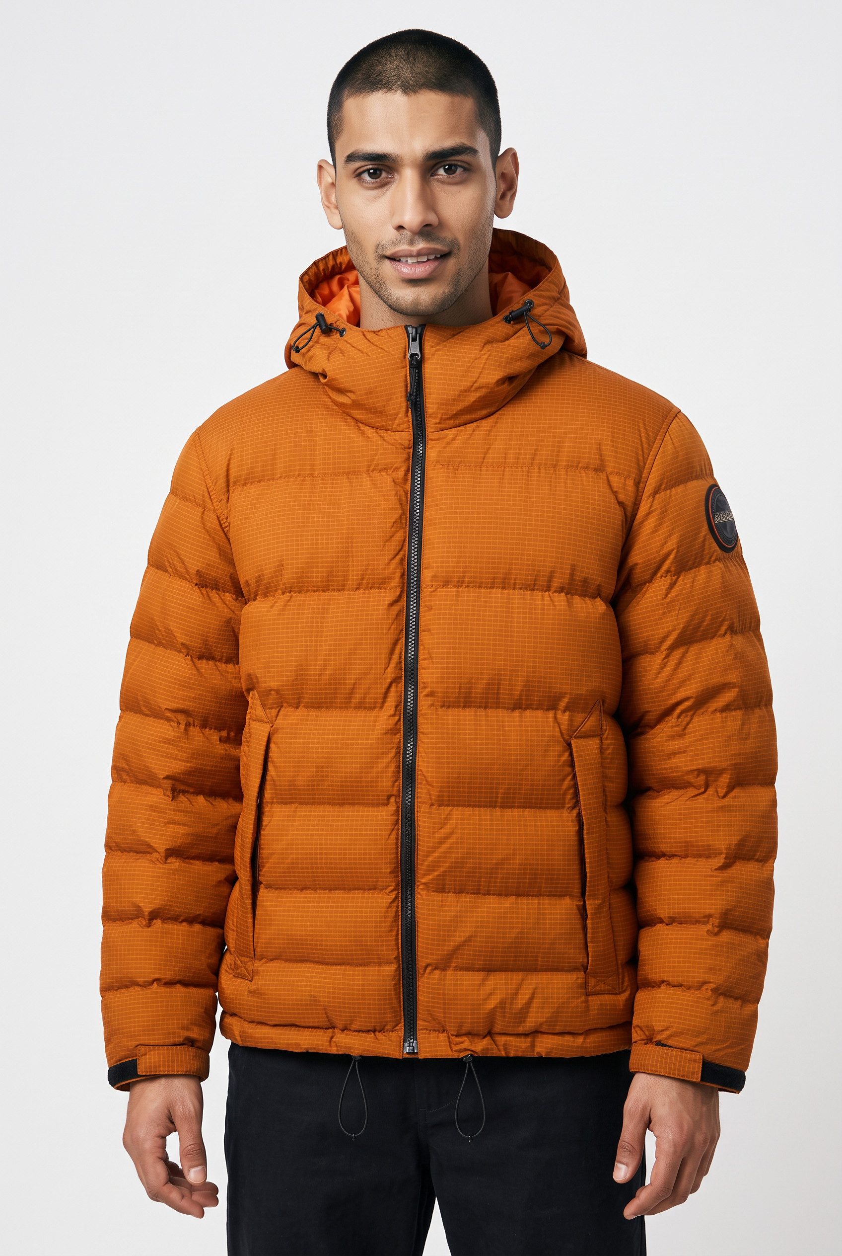 Napapijri Funktionsjacke A-TEREZ mit Kapuze mit Kordelzug und Stehkragen, wasserabweisend, Regular Fit