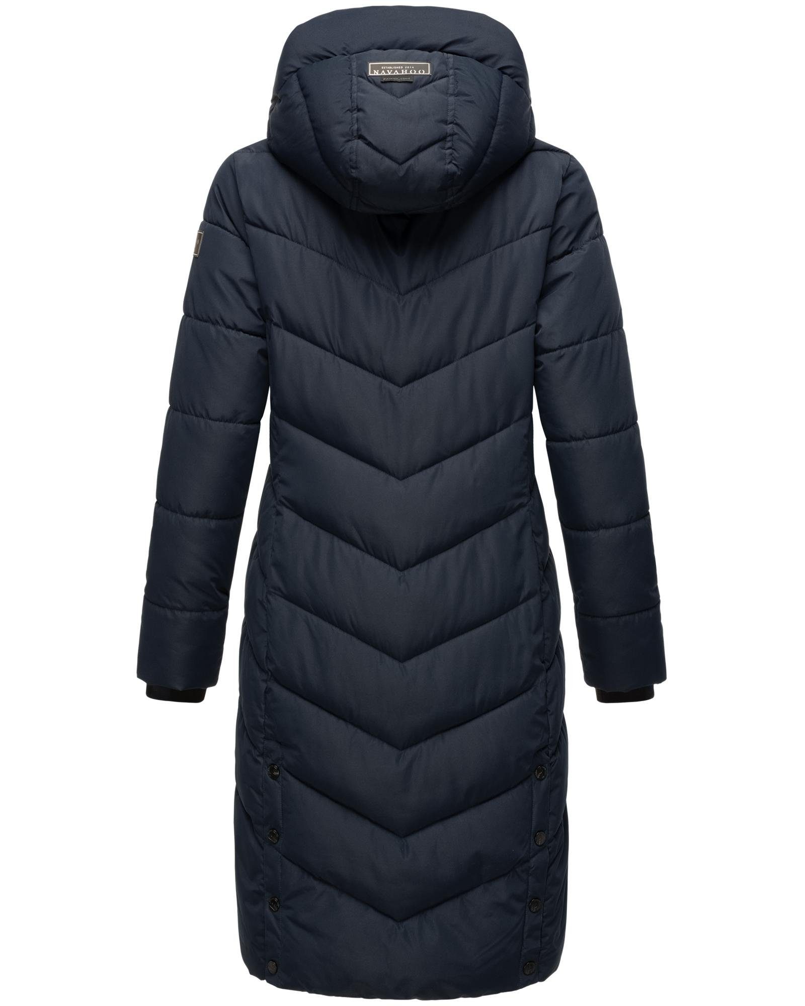 Navahoo Steppmantel Sahnekatzii XIV Schicker Wintermantel mit kuschlig warm wattiertem Kragen