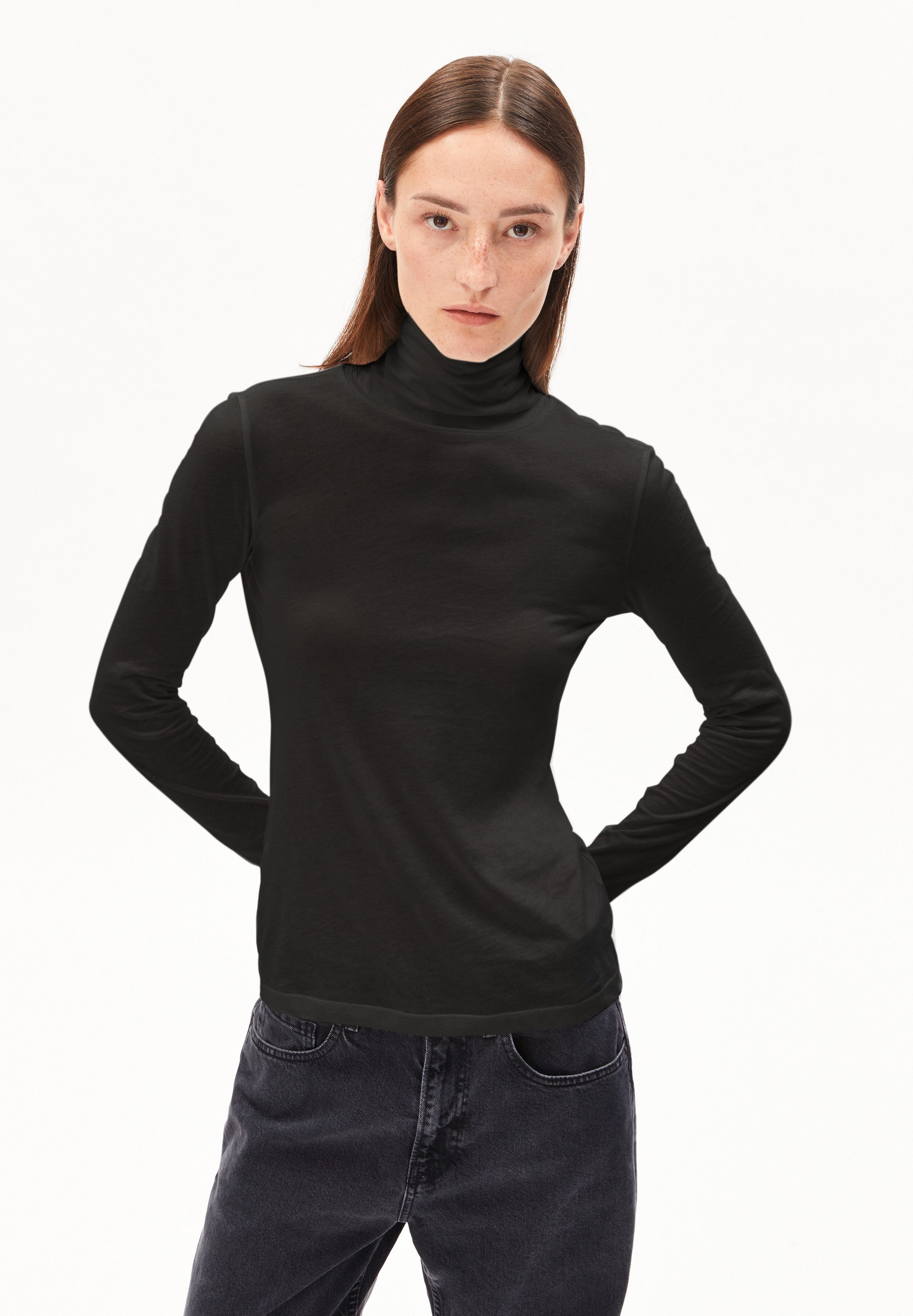 Armedangels Longsleeve GRAZILIANAA SOFT Longsleeve aus Bio-Baumwolle Slim Fit