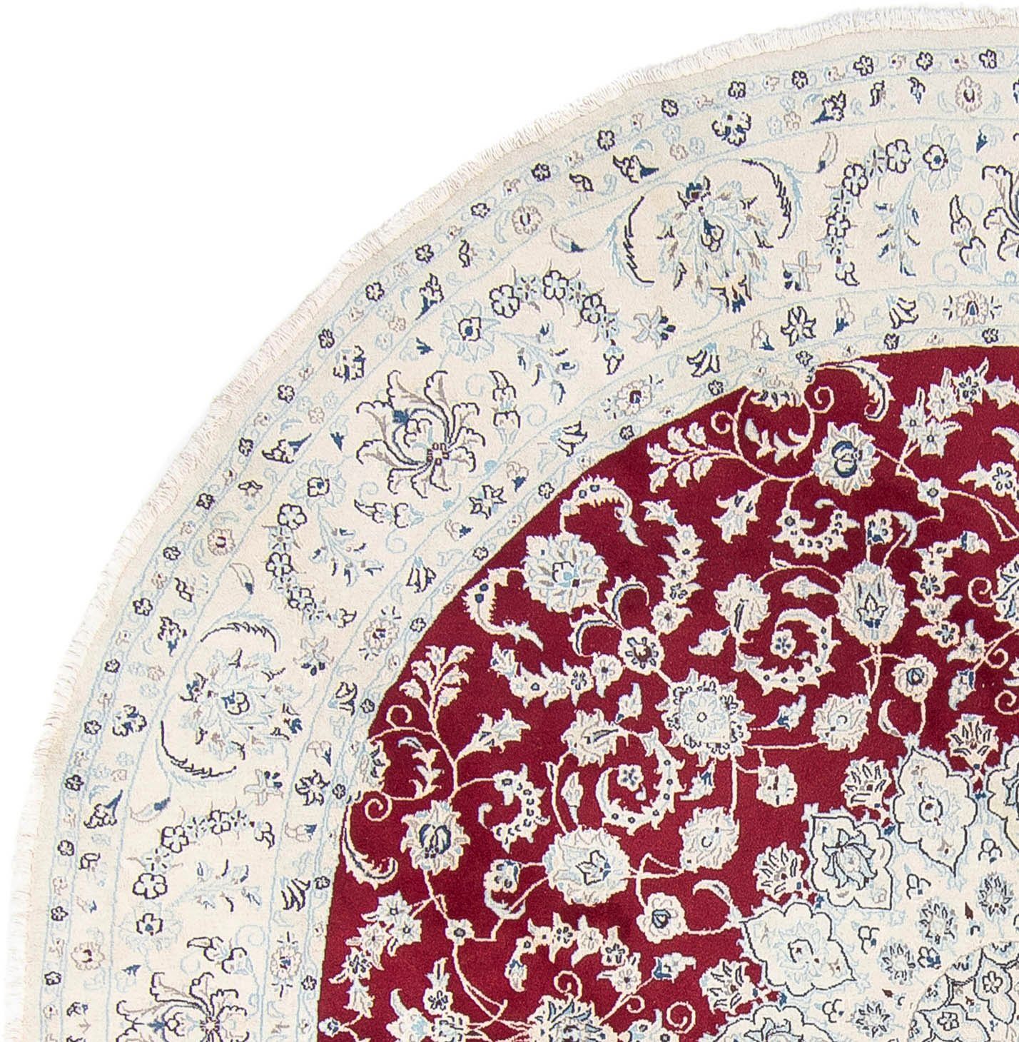 Wollteppich Nain x morgenland, mit scuro rechteckig, mm, Medaillon Rosso cm, Zertifikat 10 248 Höhe: Unikat 341