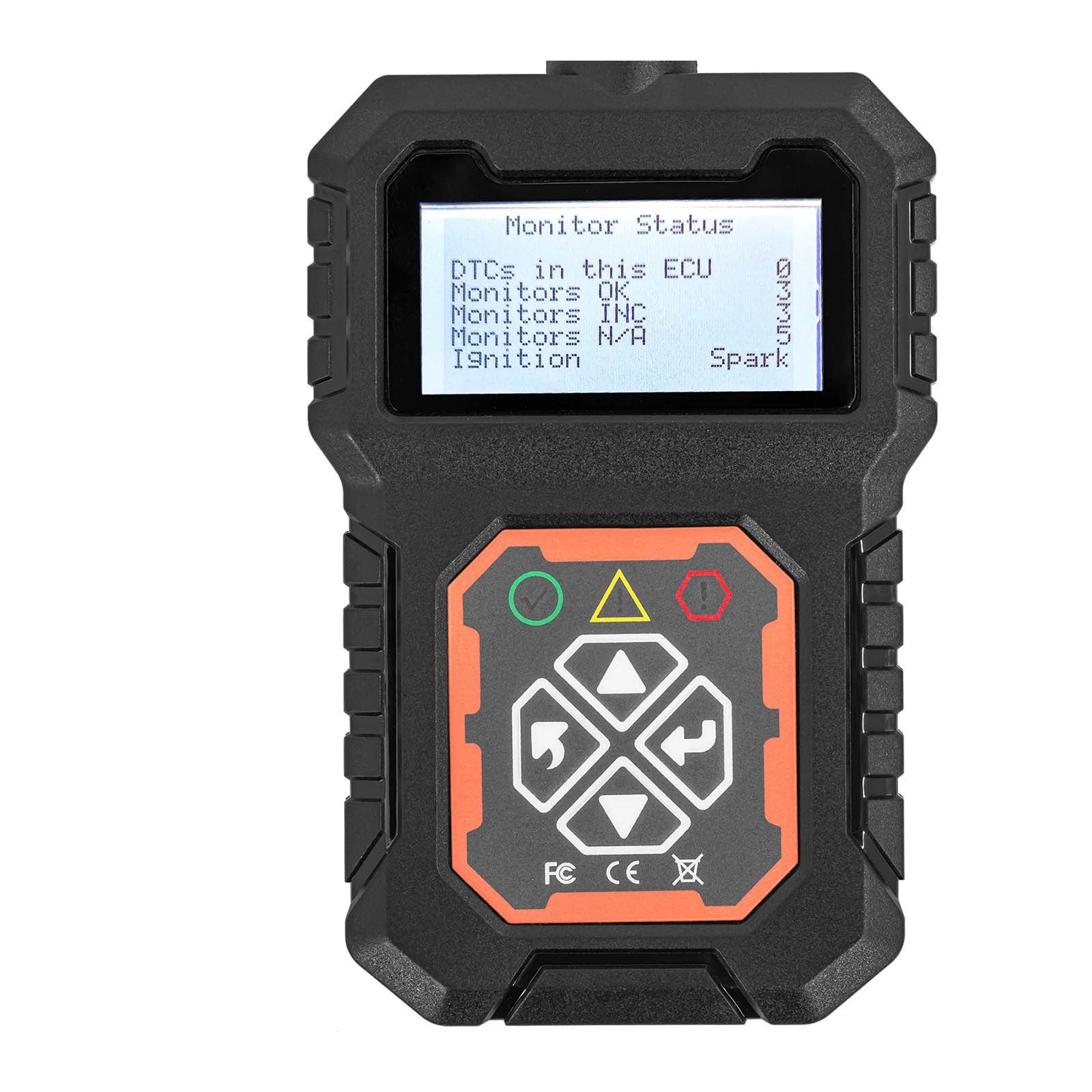 MSW Batterietester OBD2-Diagnosegerät LCD Kfz 25V Auto-Auslesegerät