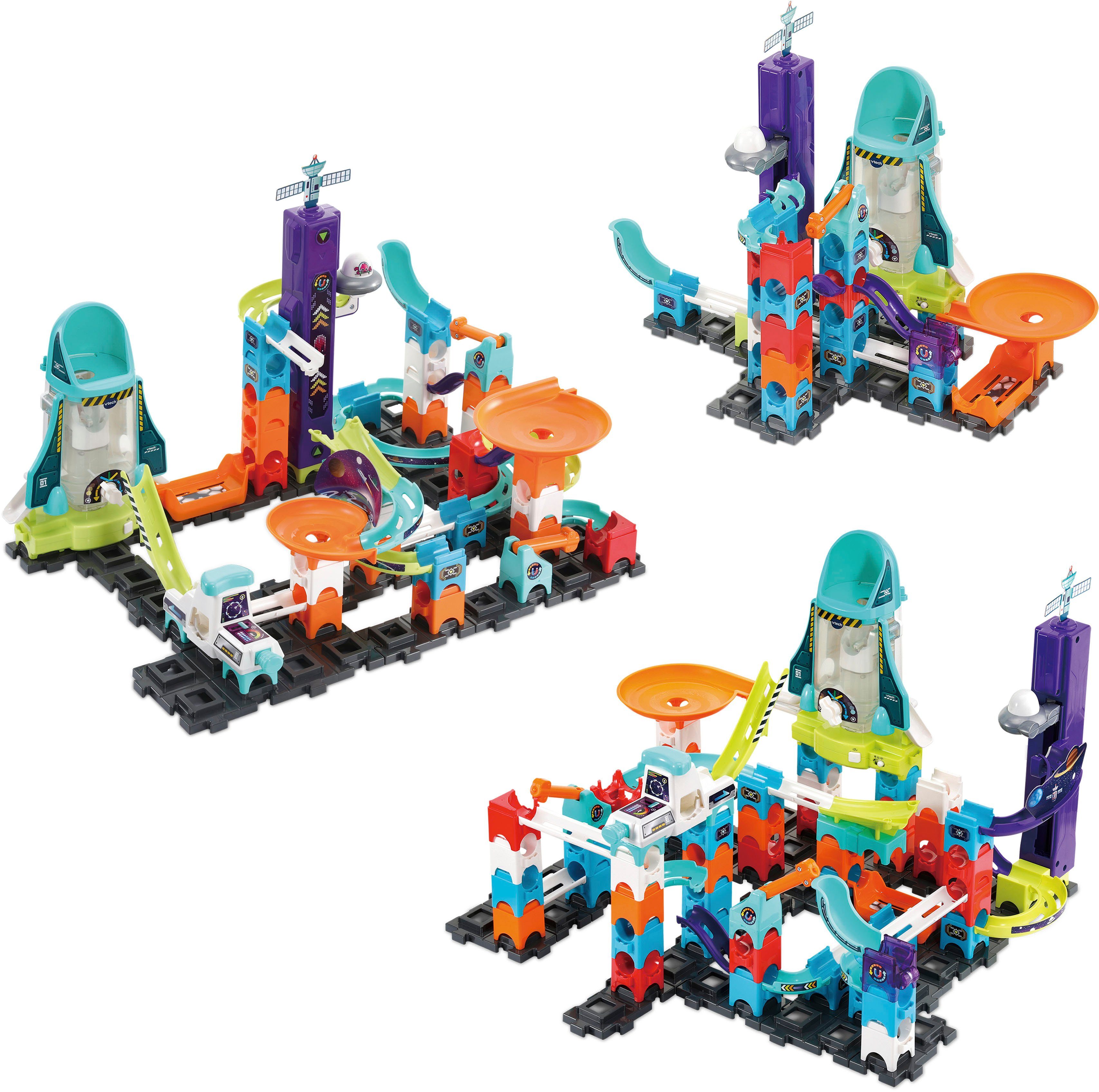 Vtech® Kugelbahn MarbleRush - Space Magnetic Set XL300 E, mit 5 magnetischen MarBalls