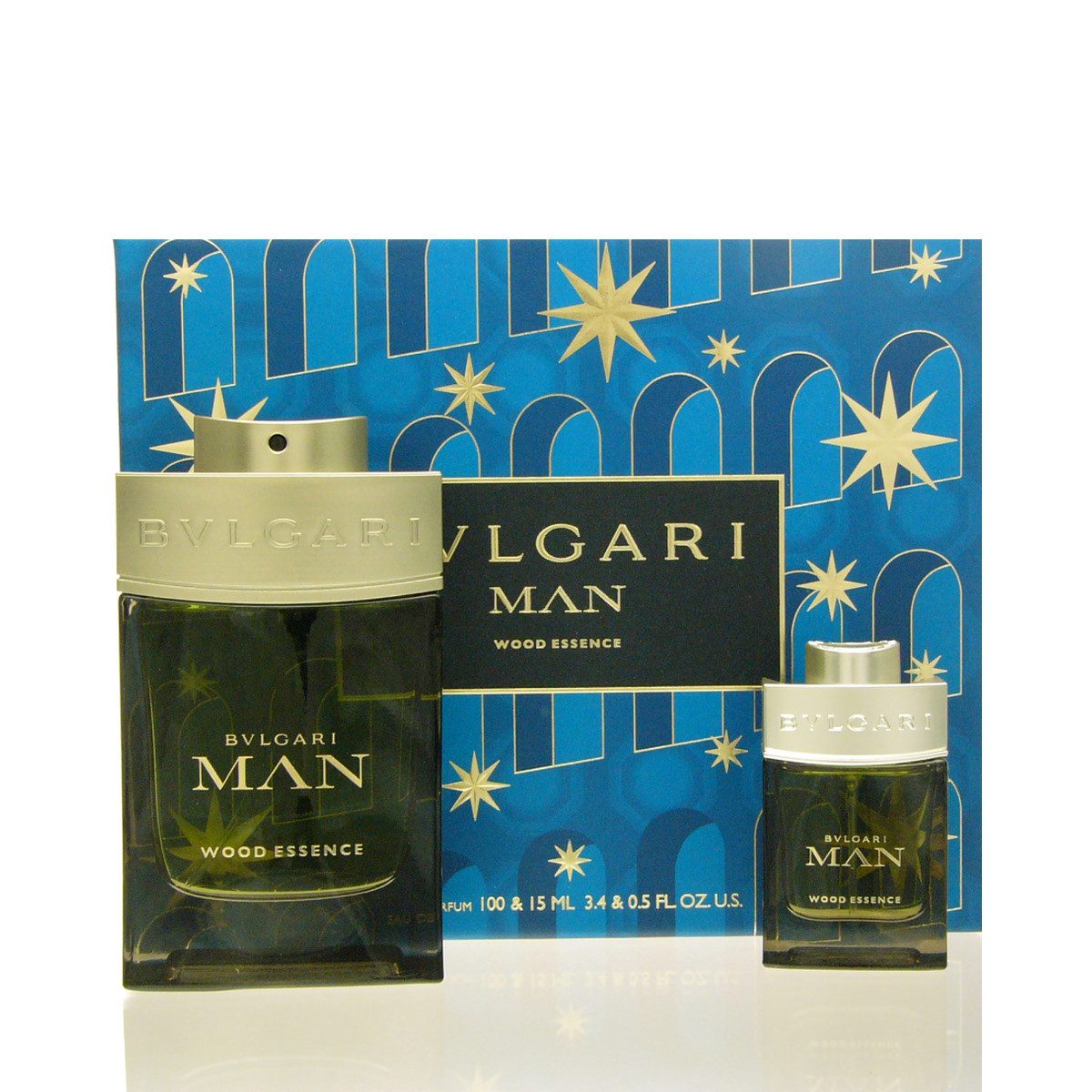 Duft-Set Bvlgari Man Wood Essence Set - EDP 100 ml + EDP 15 ml