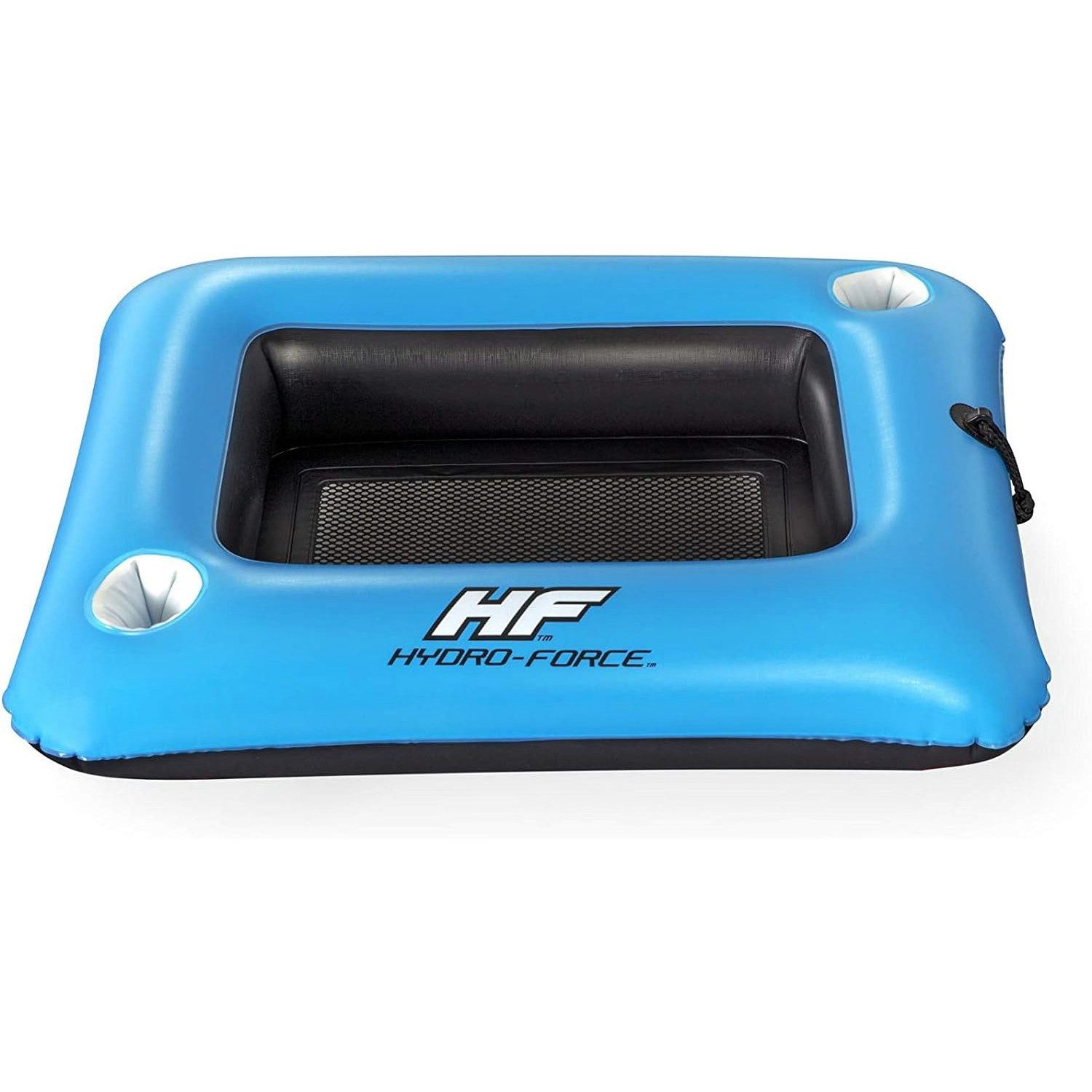 Bestway Schwimmtier Cooler Float - Chill n' Sip (blau, 75x59x15cm), mit zwei integrierten Becherhaltern
