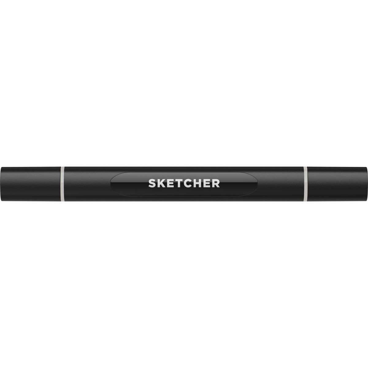Filzstift Twinmarker Sketcher brush+chisel NG545 neutralgrau 2.