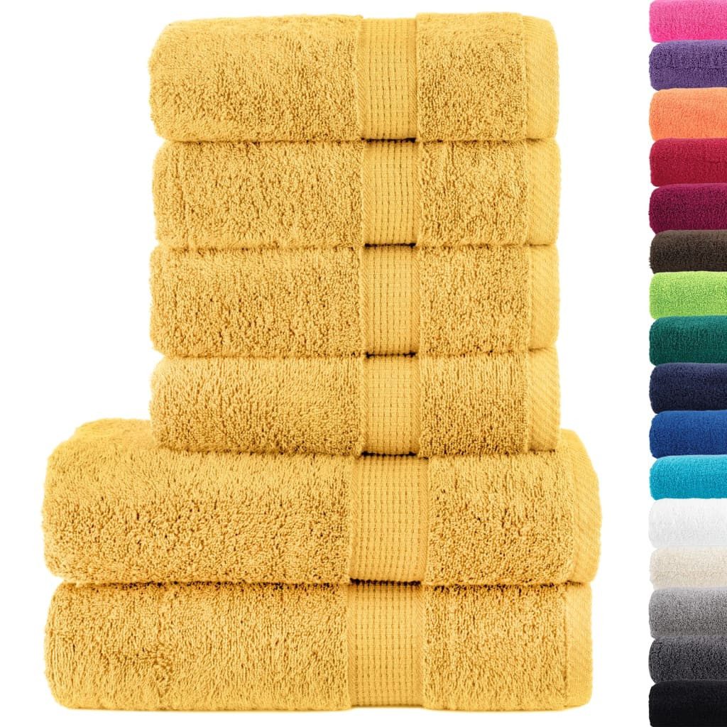 vidaXL Handtuch 6 tlg. Premium-Handtuch-Set SOLUND günstig online kaufen