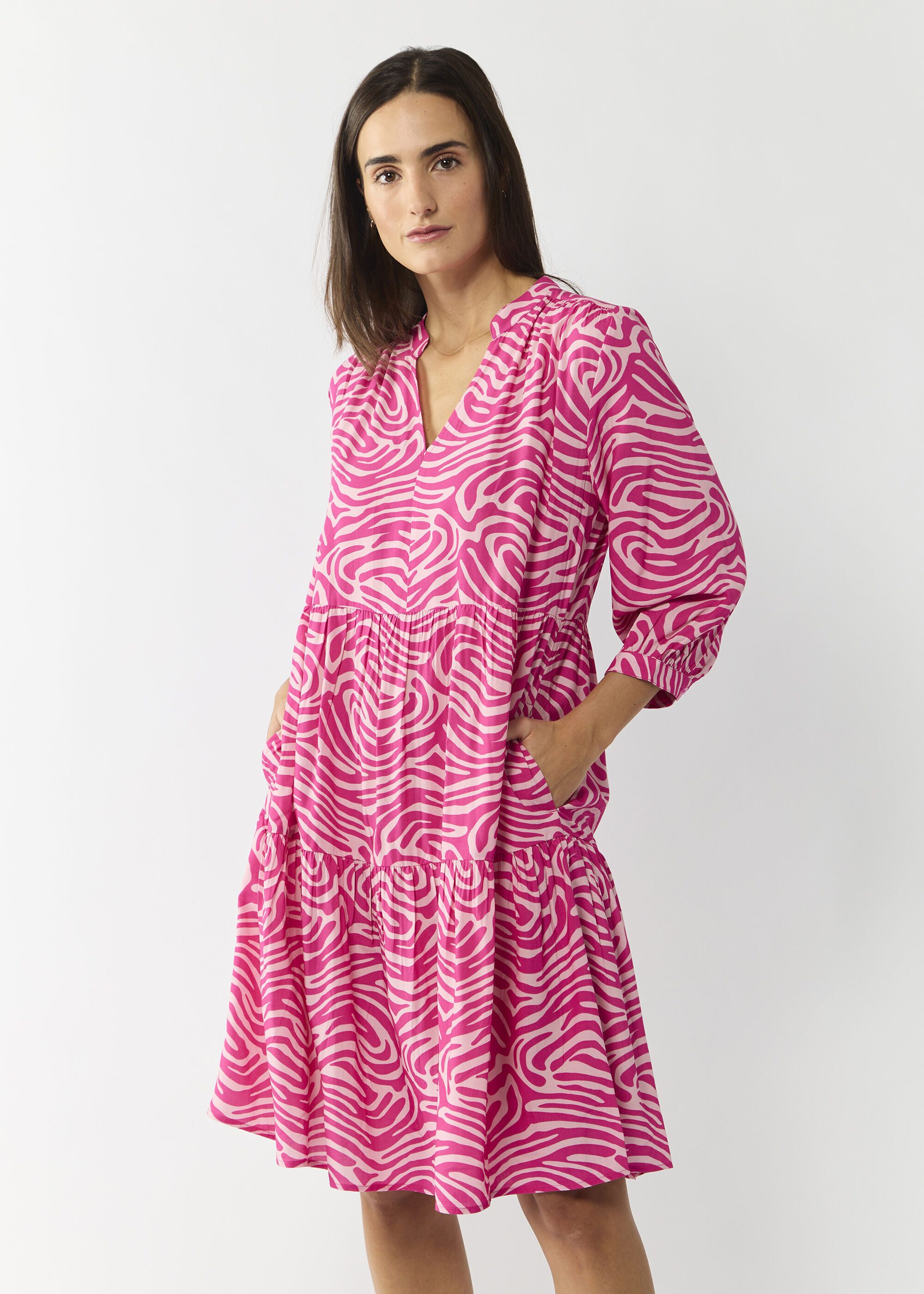 Codello Blusenkleid mit Zebramuster