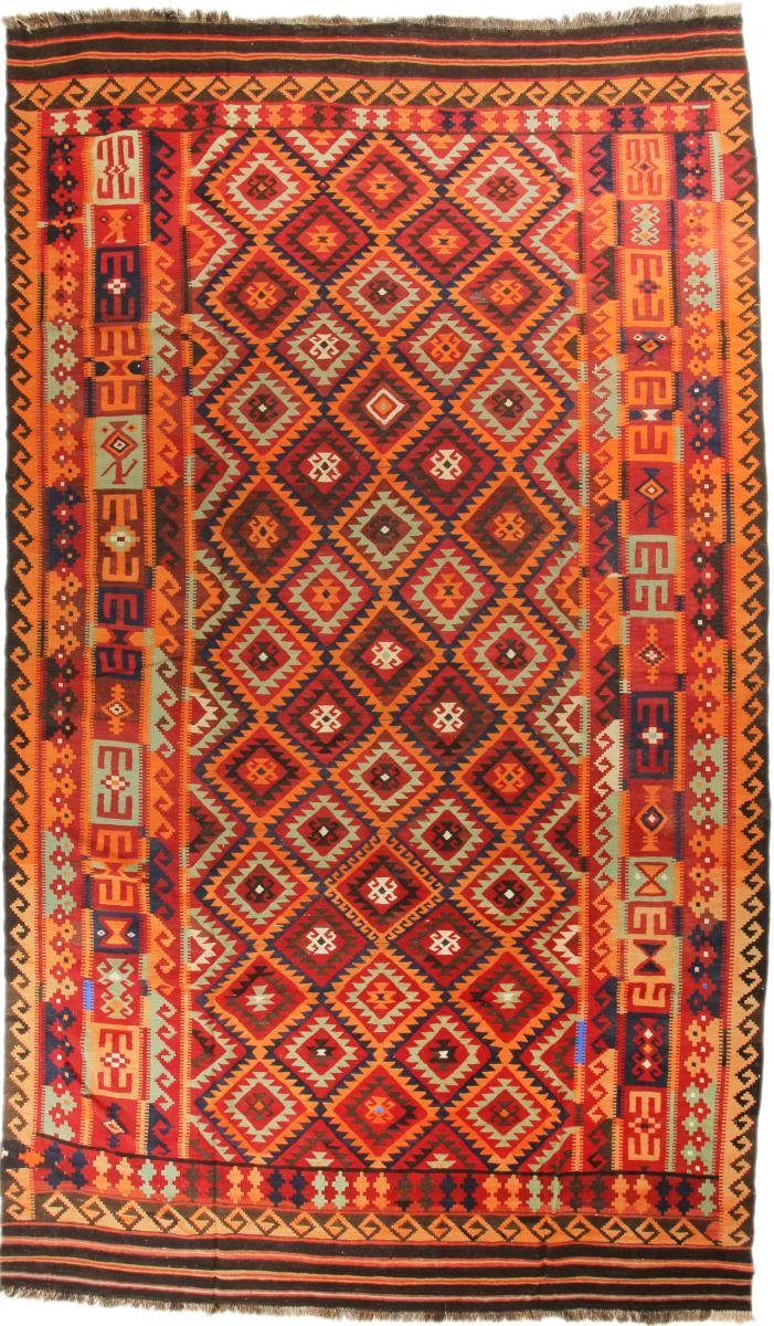 Orientteppich Kelim Afghan Antik 259x438 Handgewebter Orientteppich, Nain Trading, rechteckig, Höhe: 3 mm