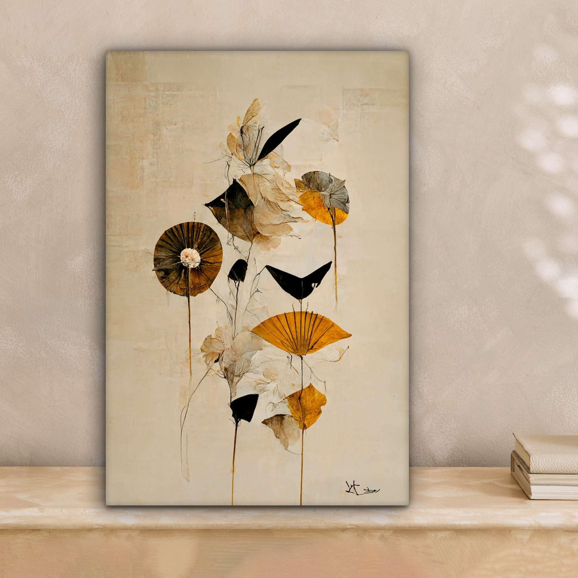 OneMillionCanvasses® Leinwandbild Blumen - Vintage - günstig online kaufen