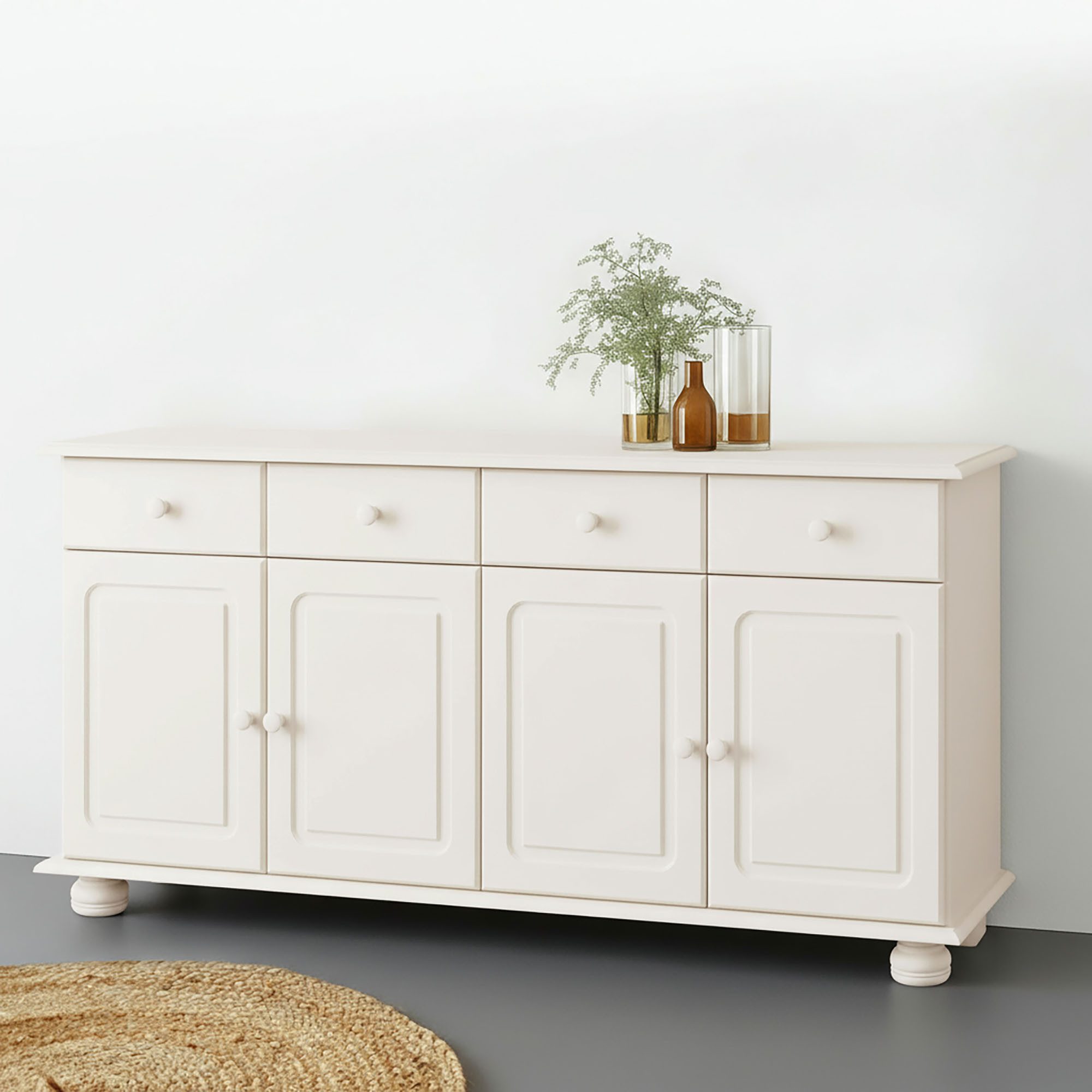 OTTO home Sideboard Mette, Kommode aus massivem Kiefernholz, Breite 156 cm